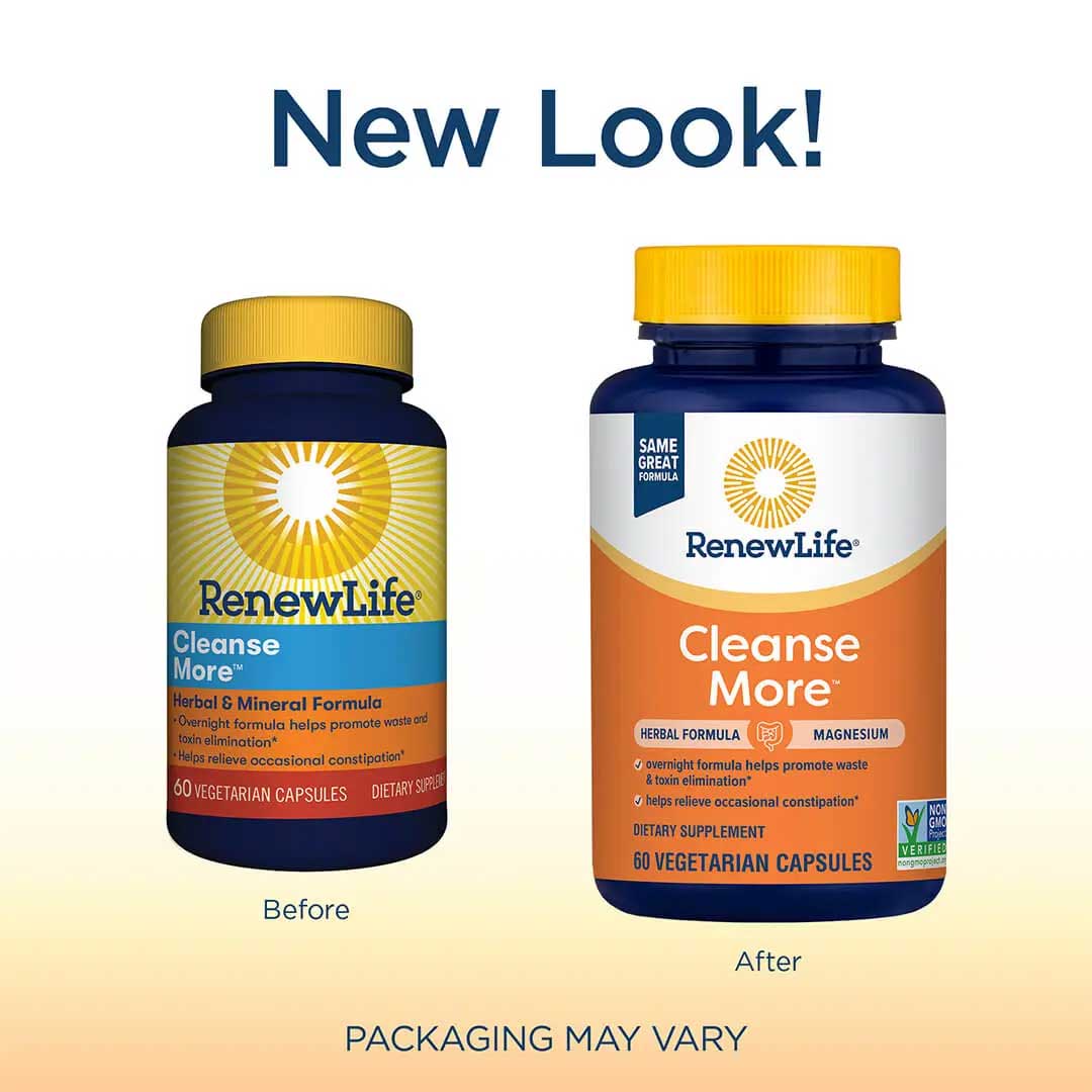 Renew Life CleanseMore New Look