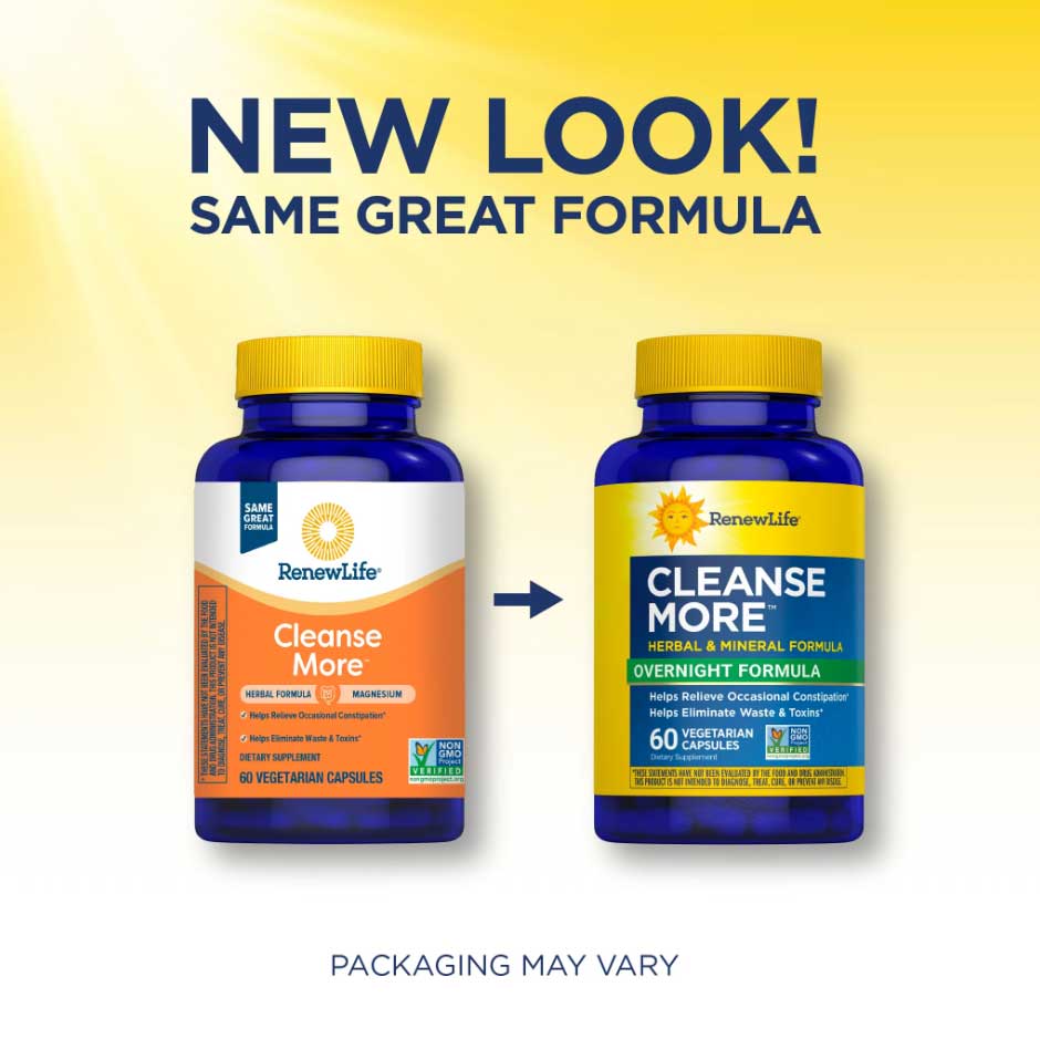 Renew Life Cleanse More New Look