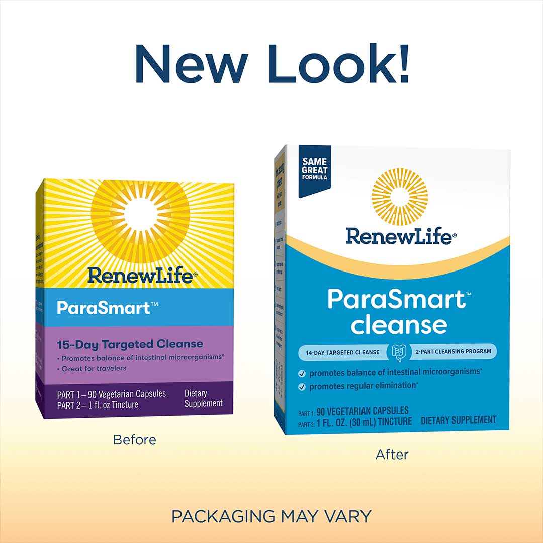 Renew Life Para Smart 14 Day Targeted Cleanse (Formerly 15 Day Program) New Look