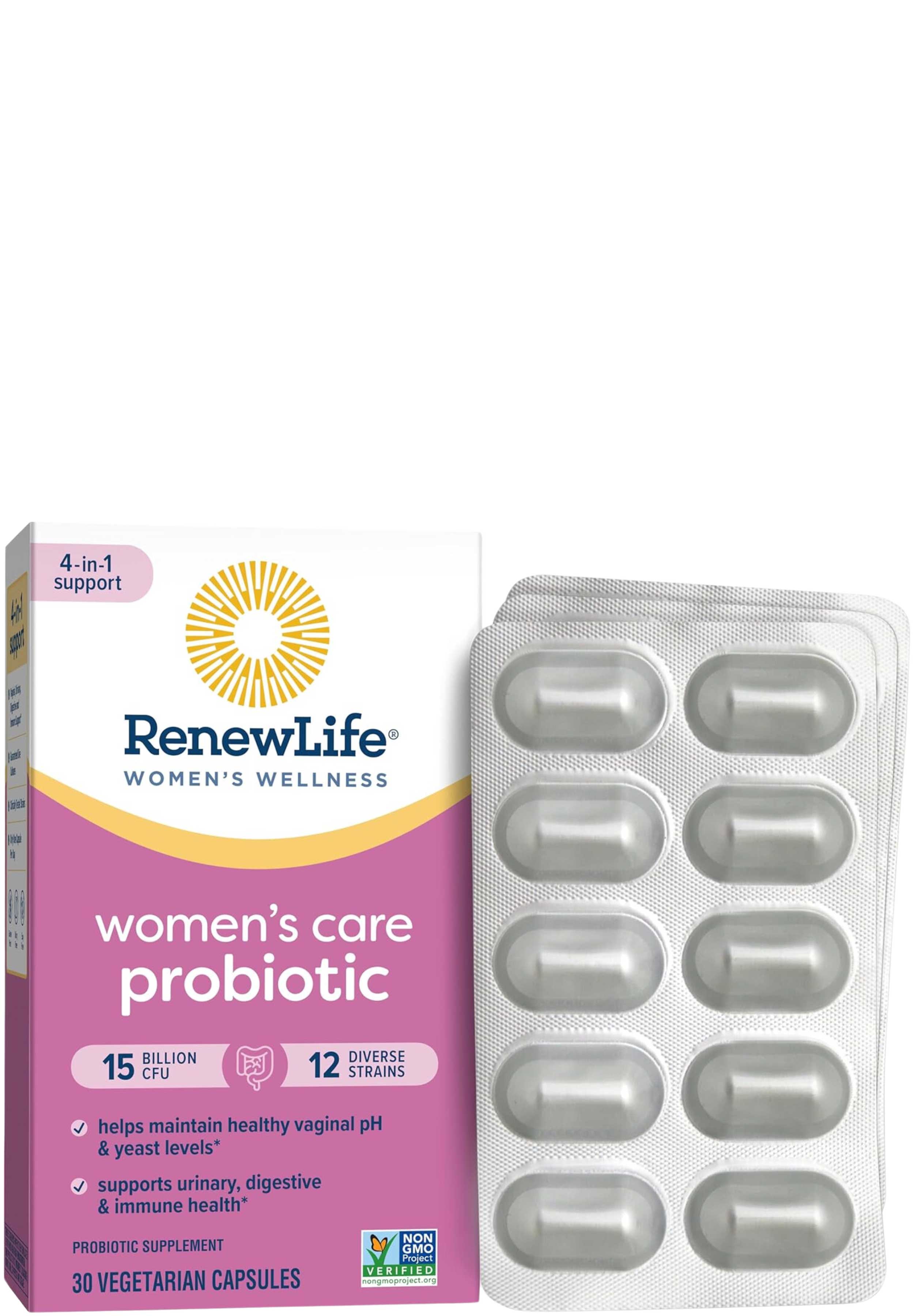 Renew Life Ultimate Flora Women’s Care Probiotic Go-Pack 15 Billion