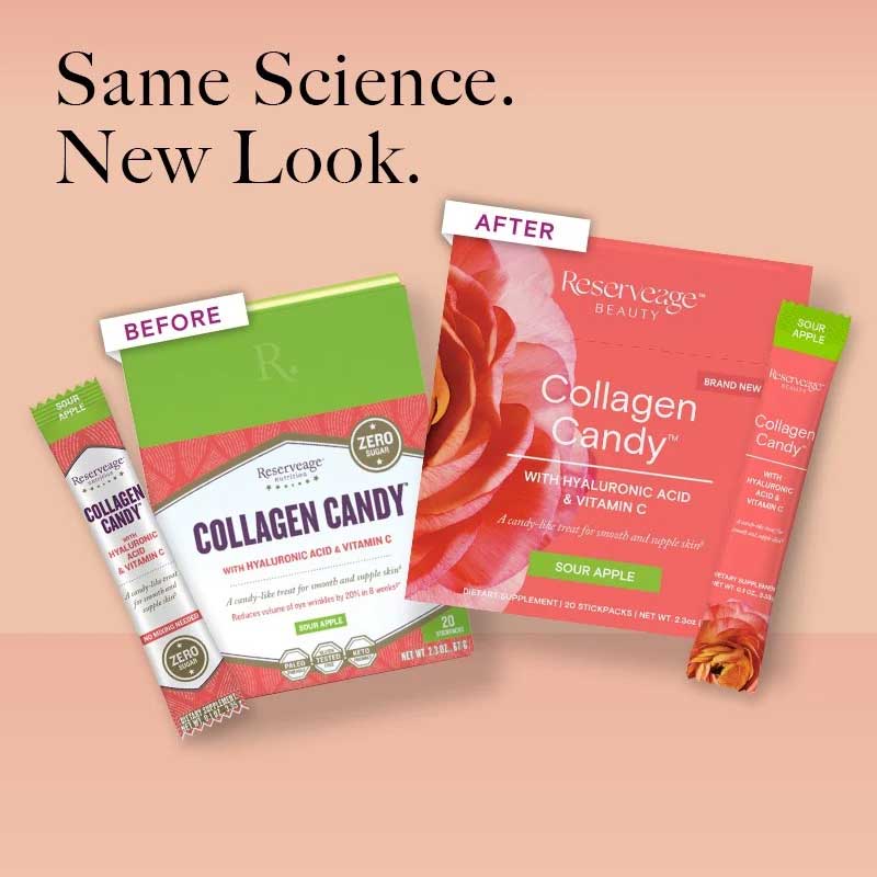 Reserveage Nutrition Collagen Candy Sour Apple New Look