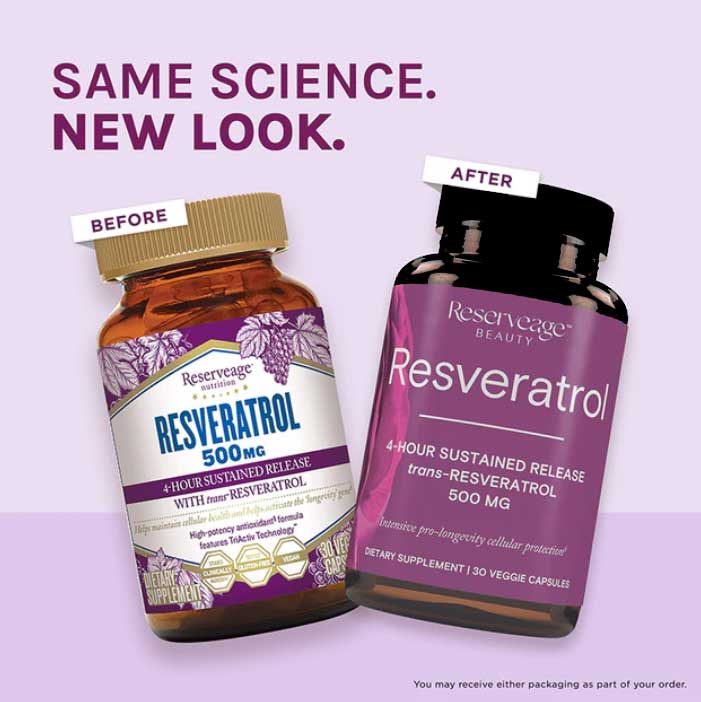 Reserveage Nutrition Resveratrol 500mg New Look