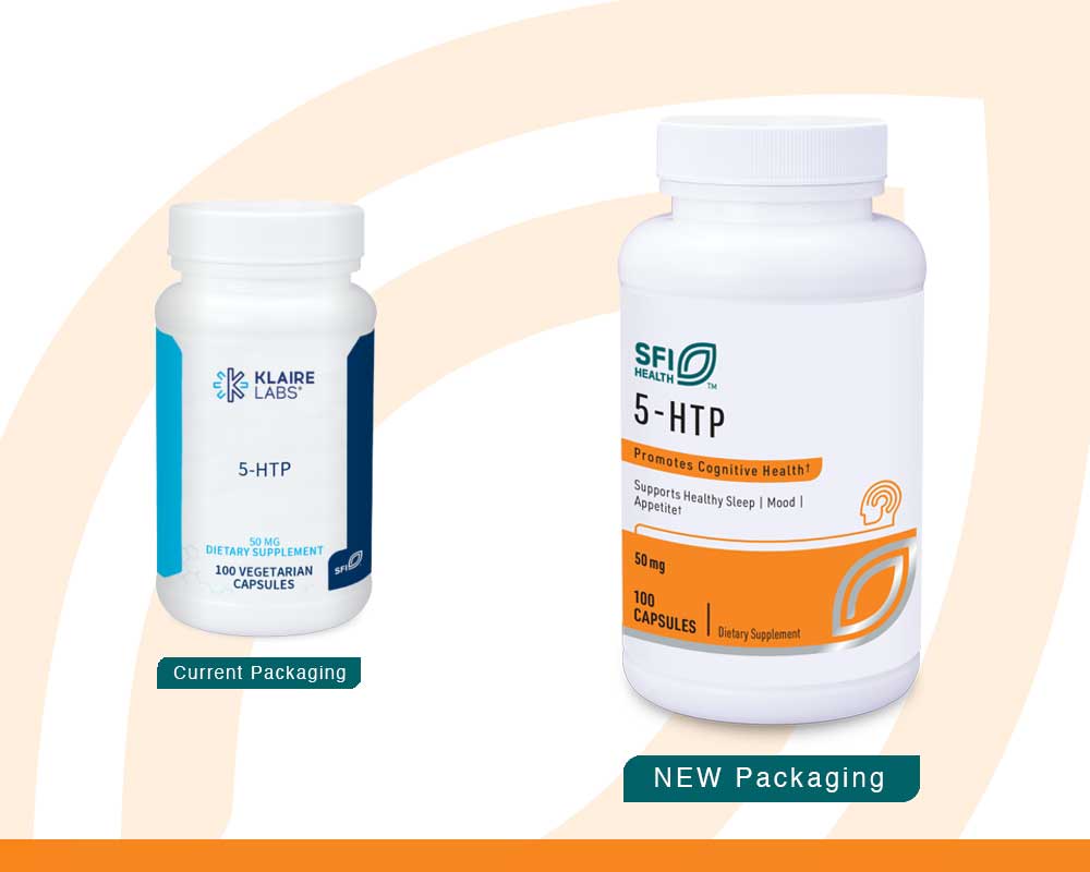 SFI HEALTH (Klaire Labs) 5-HTP 50 mg New Look