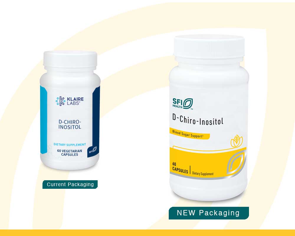SFI HEALTH (Klaire Labs) D-Chiro-Inositol New Look