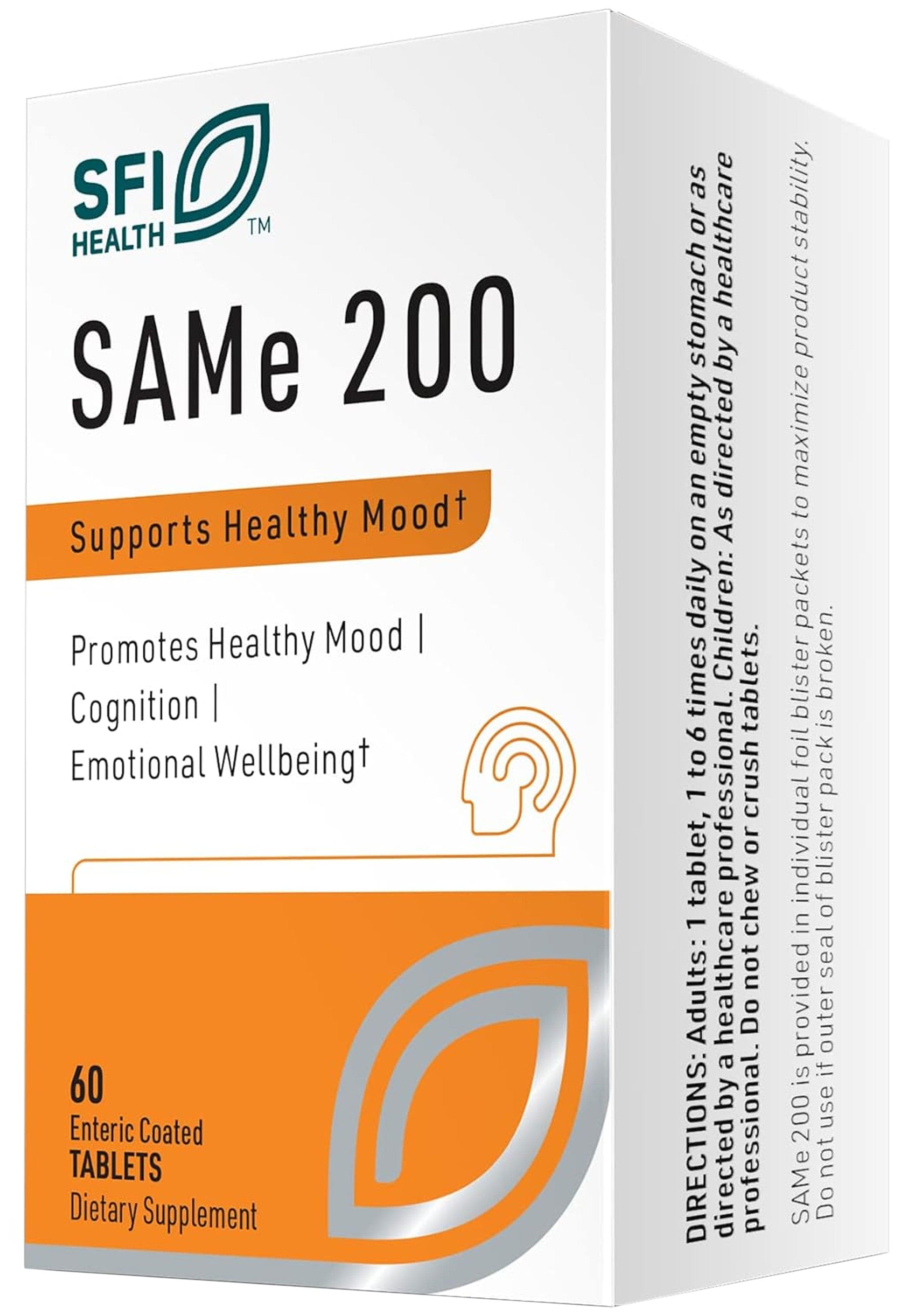 liposomal glutathione now SFI HEALTH (Klaire Labs) SAMe 200