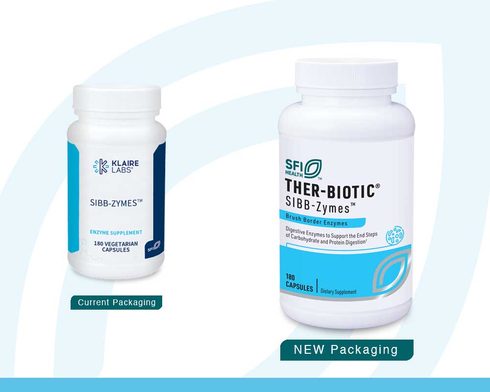 SFI HEALTH (Klaire Labs) Ther-Biotic SIBB-Zymes New Look