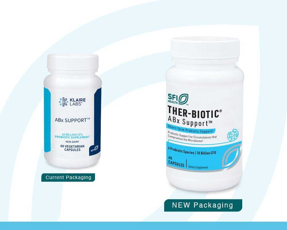 SFI HEALTH (Klaire Labs) Ther-Biotic® ABx Support™ New Look