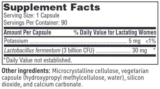 SFI HEALTH (Klaire Labs) Ther-Biotic® Target b2™ Ingredients