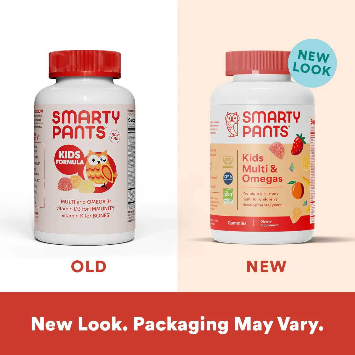 SmartyPants Kids Multi & Omegas (Formerly Kids Formula) New look
