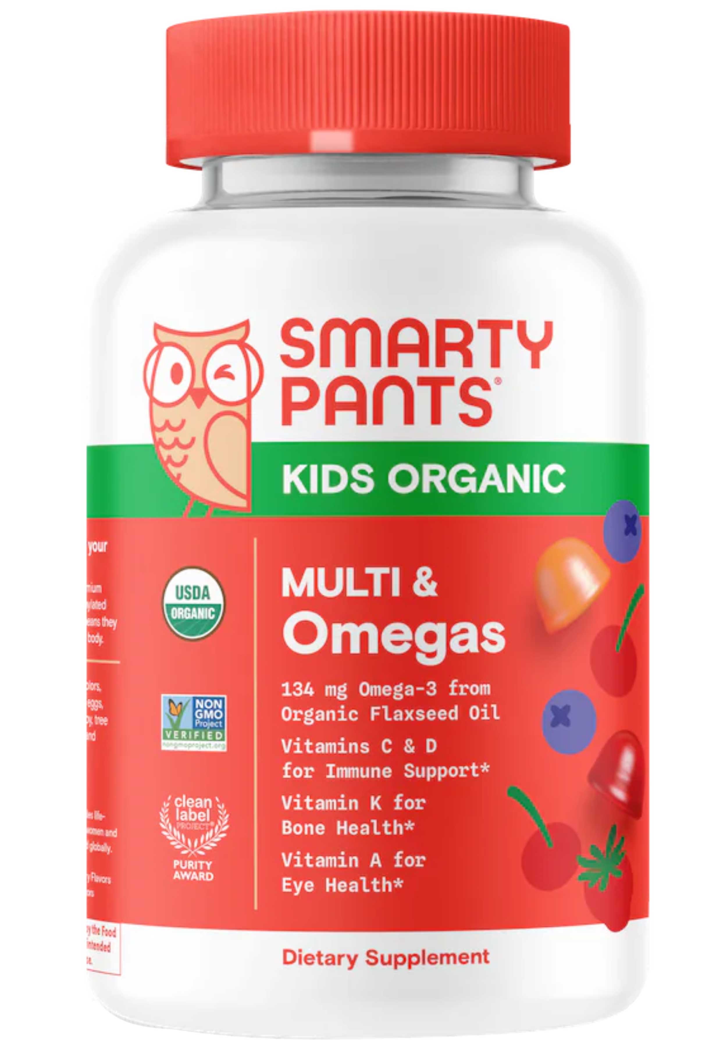 SmartyPants Kids Organic Multi & Omegas (Formerly Kids Formula)