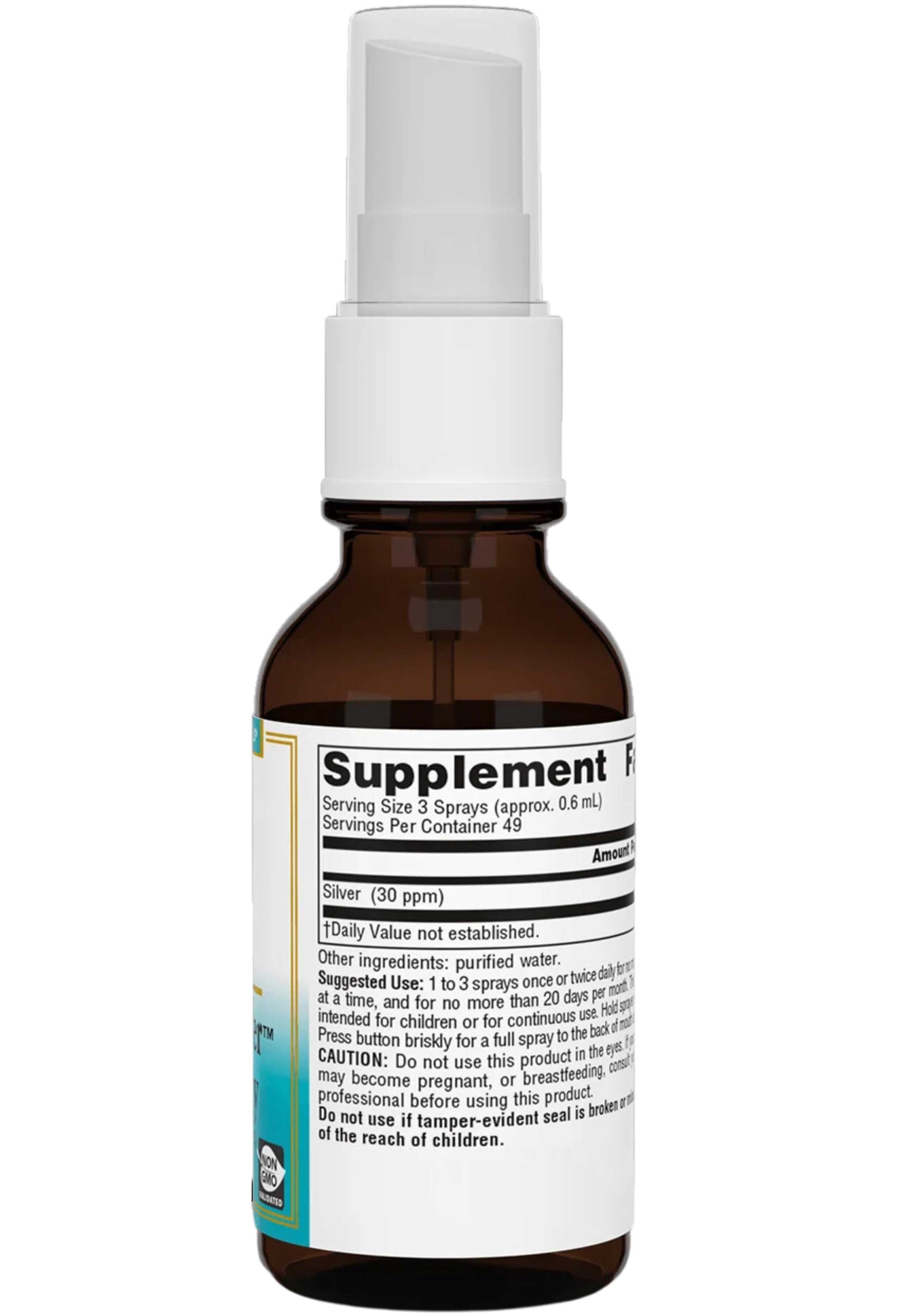Source Naturals Colloidal Silver Throat Spray Ingredients