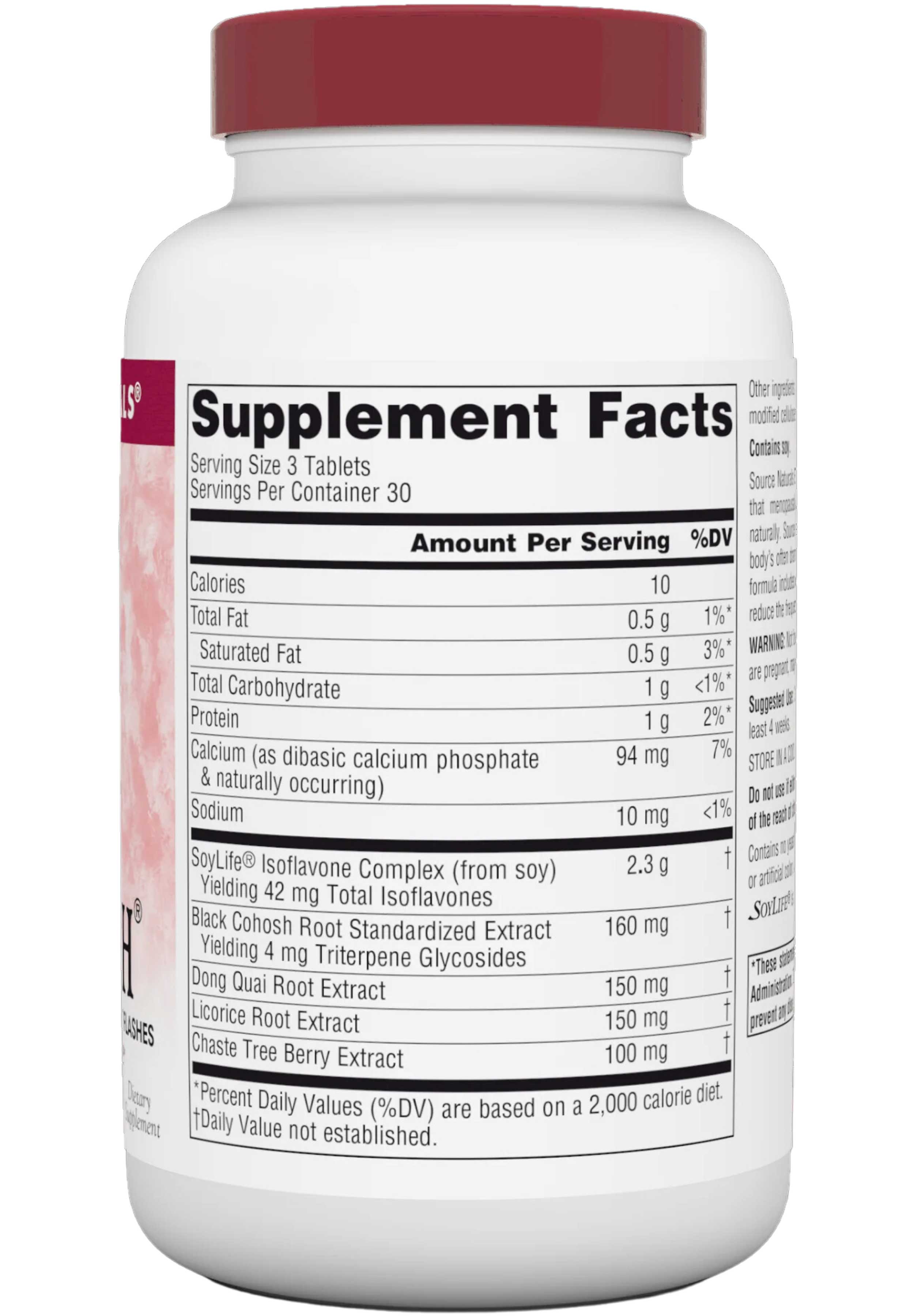 Source Naturals Hot Flash Ingredients