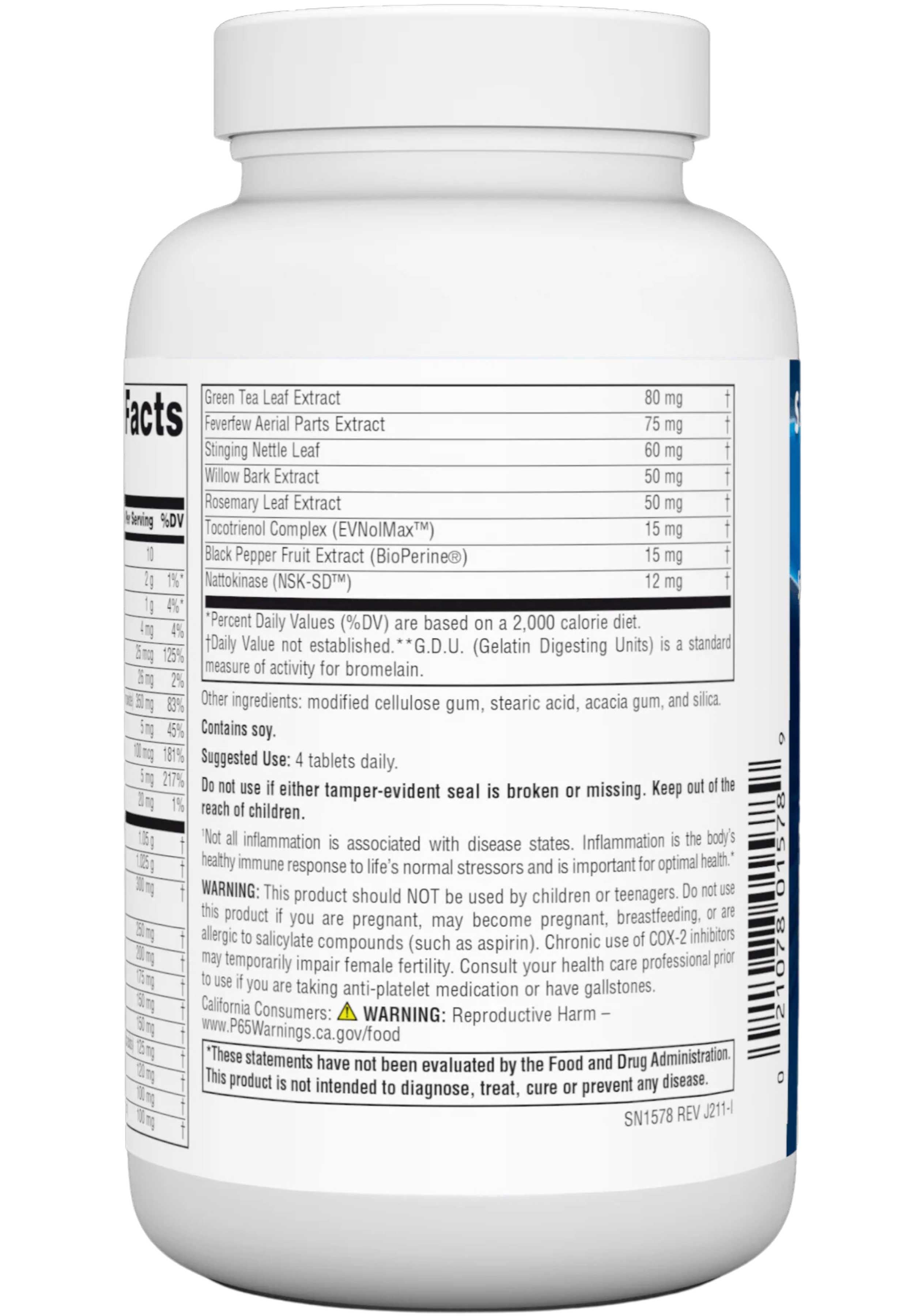 Source Naturals Inflama-Rest Ingredients