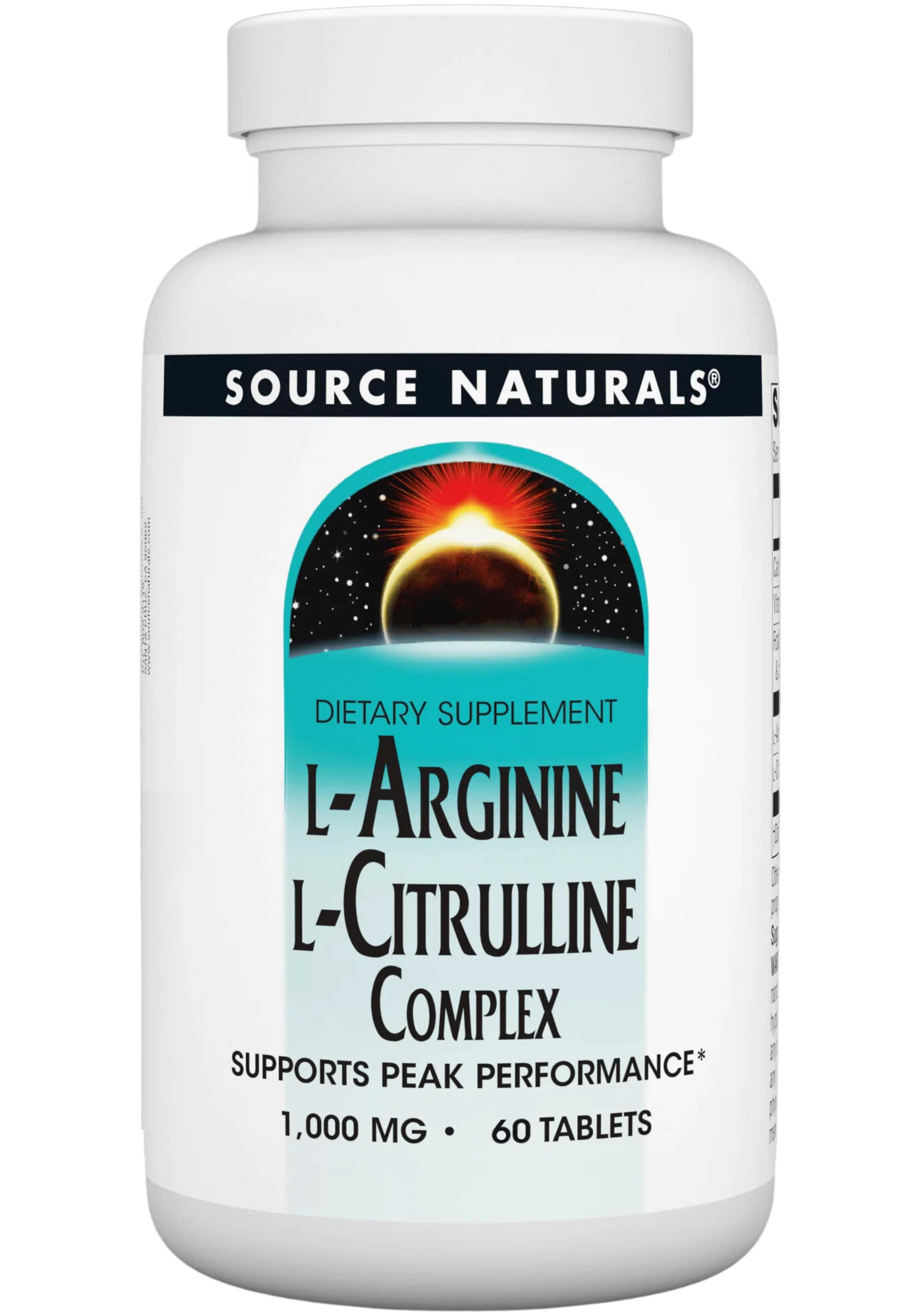 Source Naturals L-Arginine L-Citrulline Complex