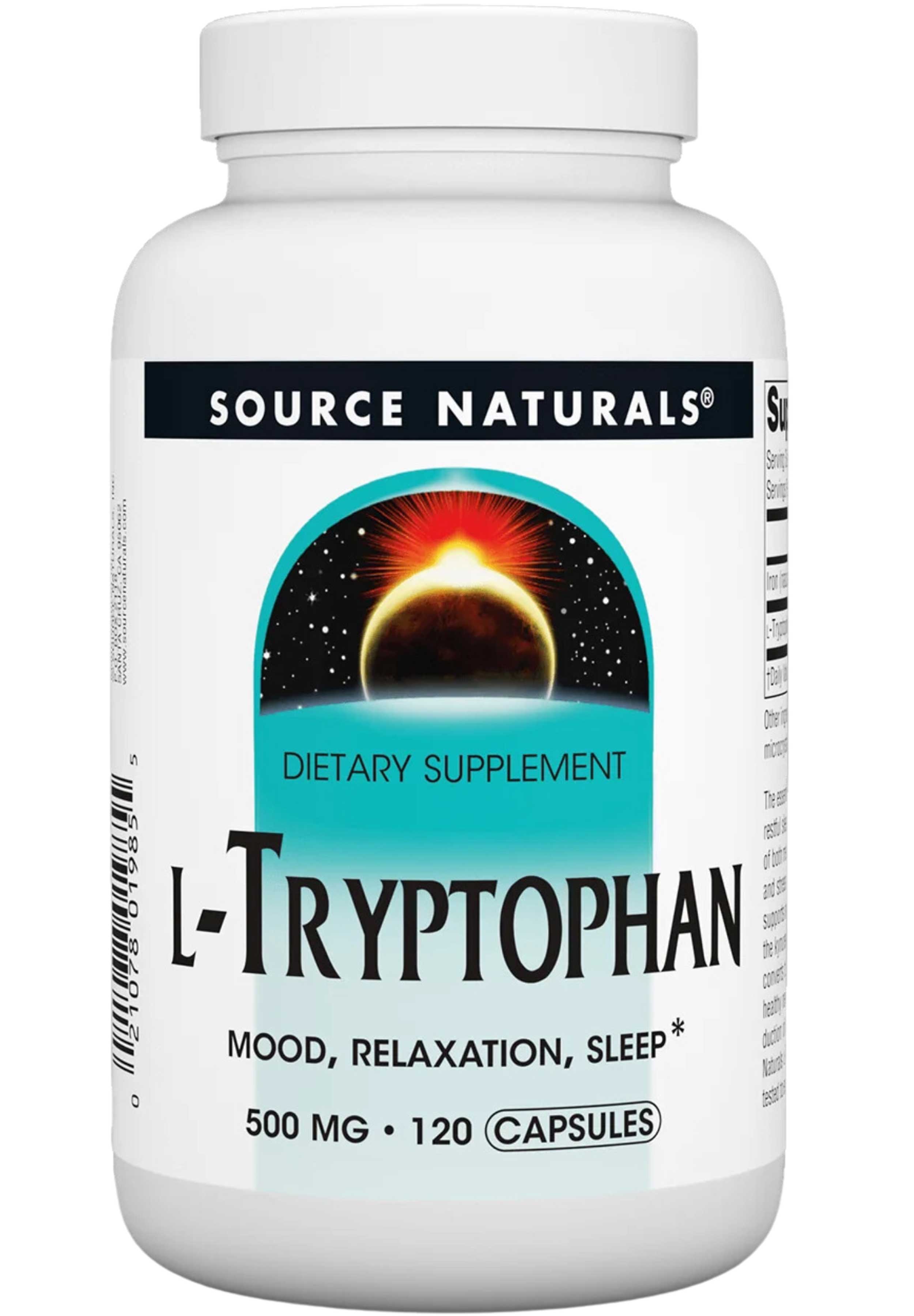 Source Naturals L-Tryptophan 500 mg