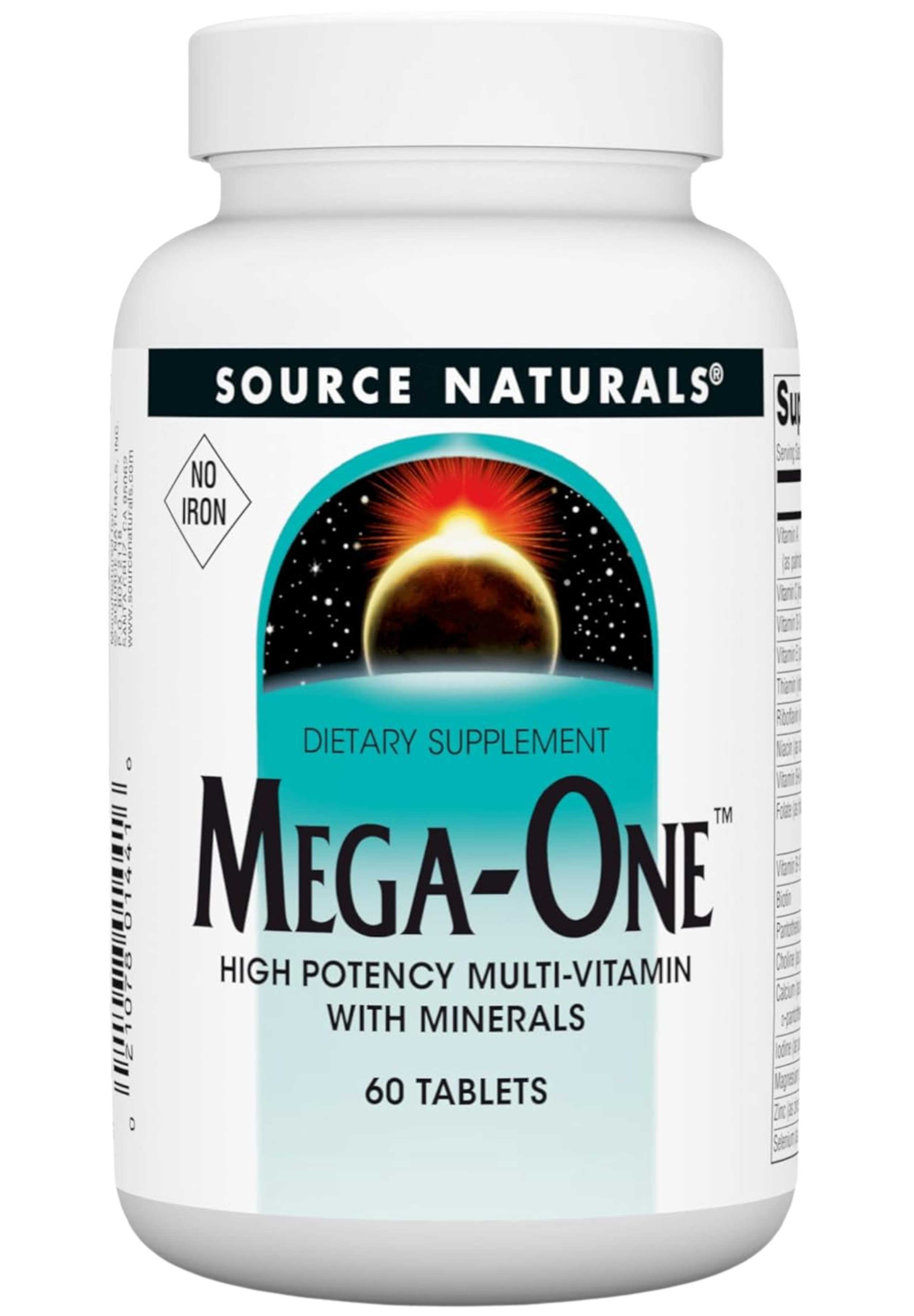 Source Naturals Mega-One No Iron