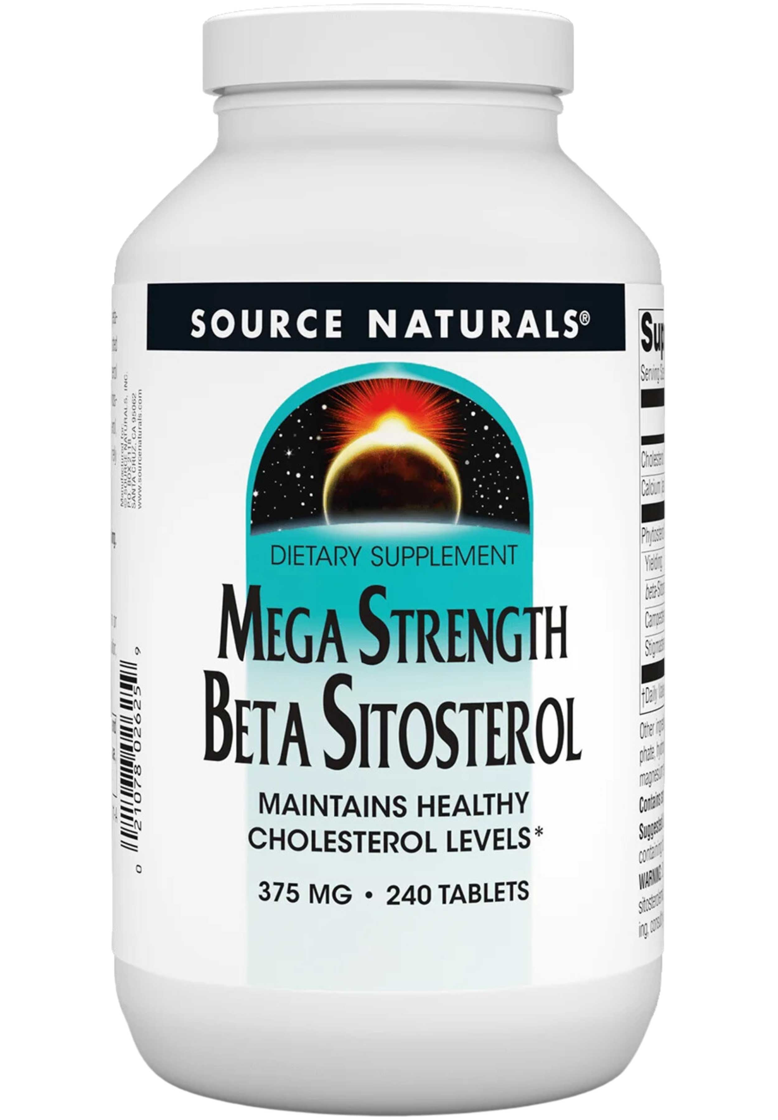 Source Naturals Mega Strength Beta Sitosterol