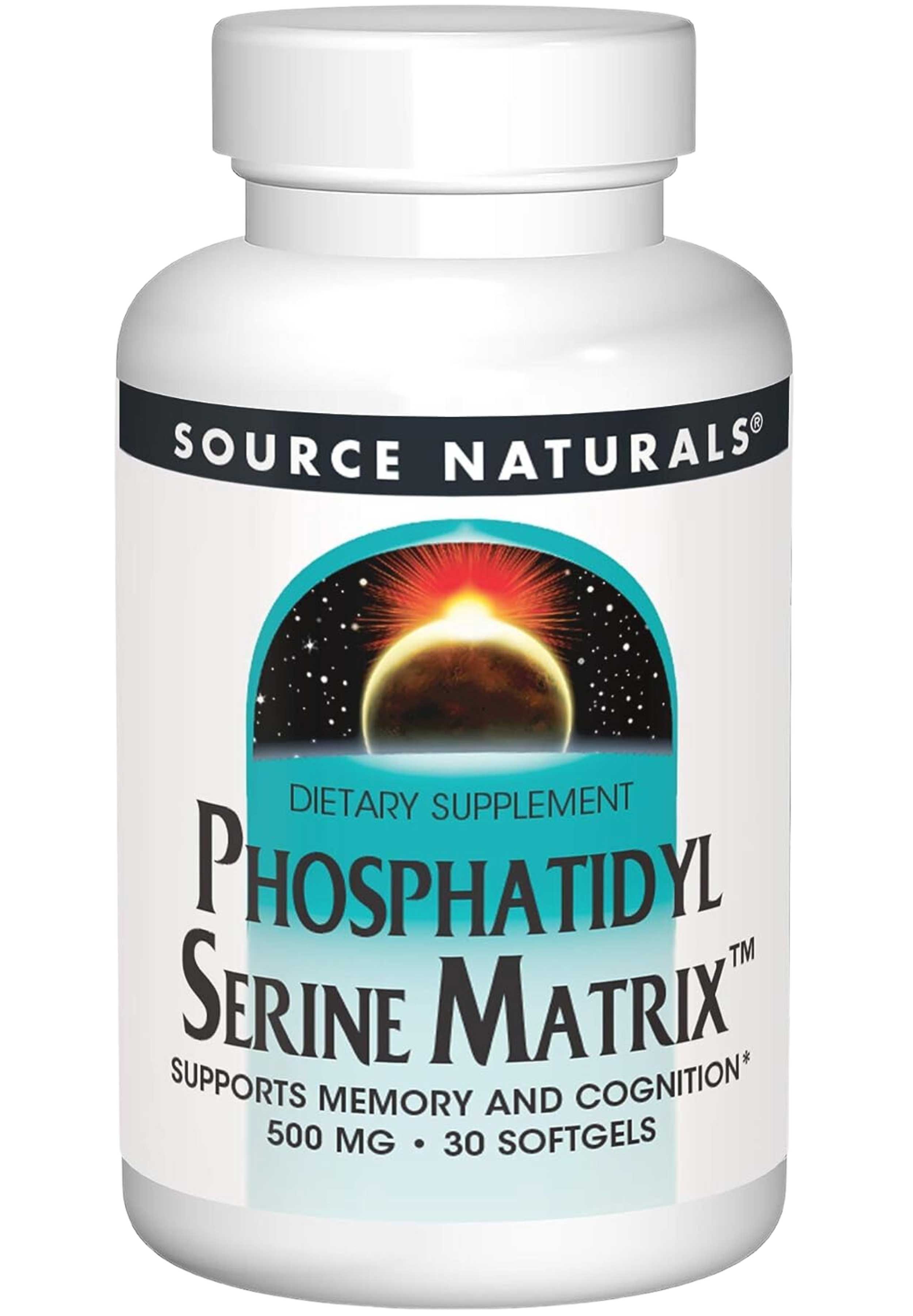 Source Naturals Phosphatidyl Serine Matrix 500 mg