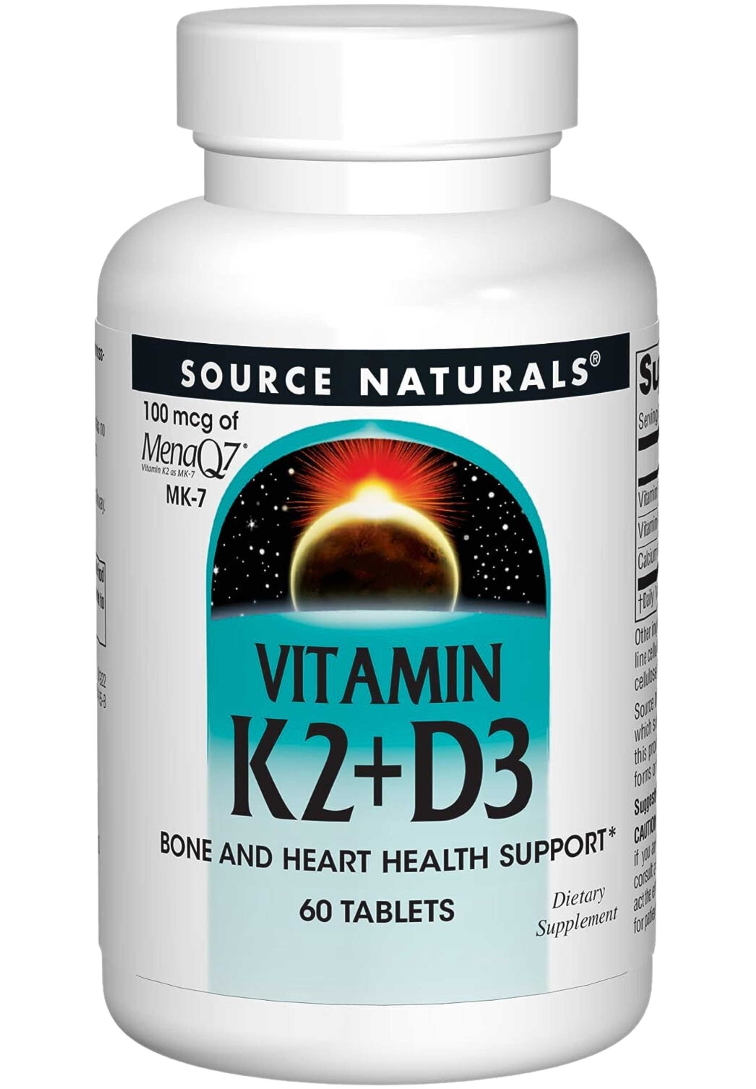 Source Naturals Vitamin K2 w/D-3 100 mcg