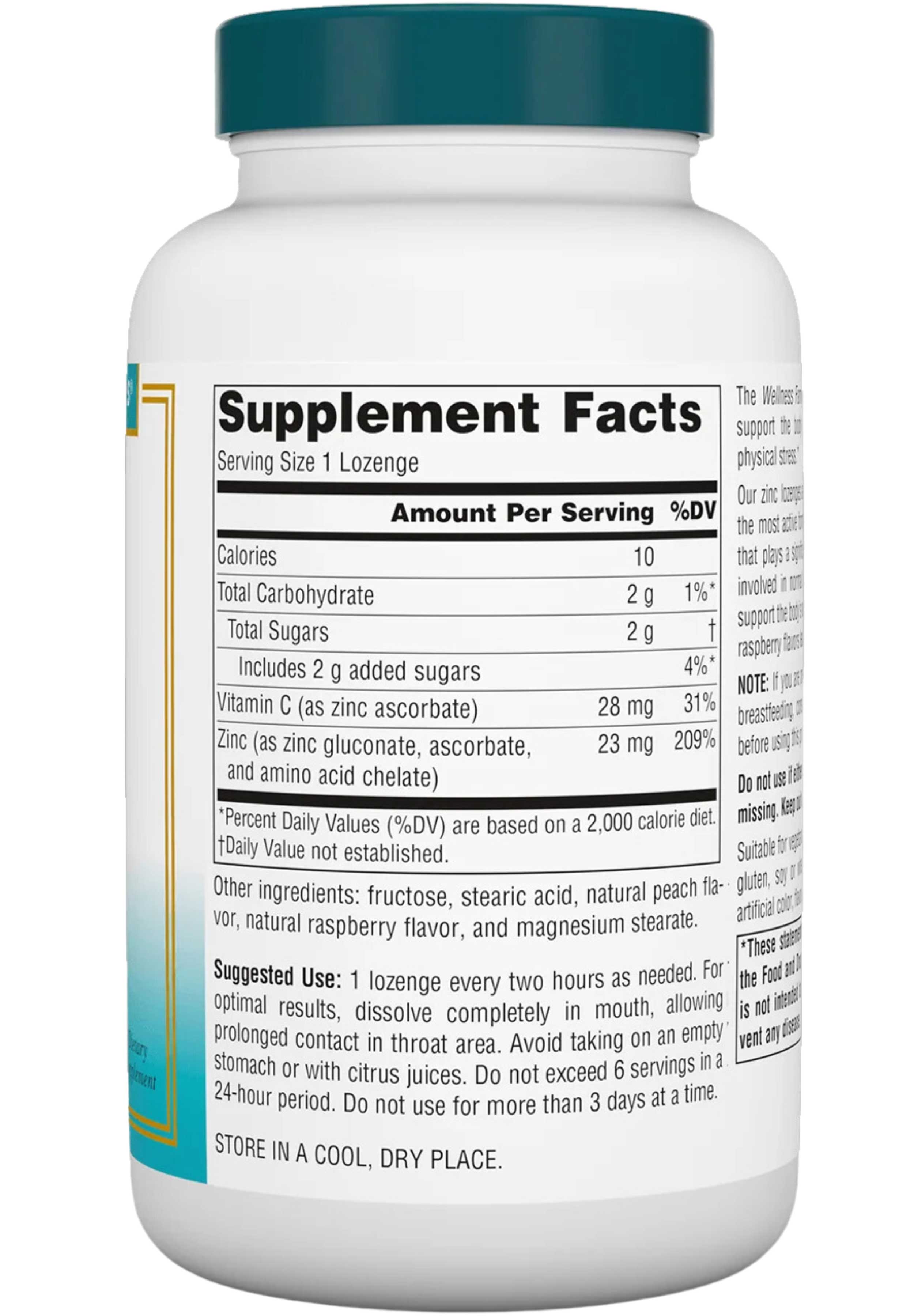 Source Naturals Wellness Zinc Lozenges Ingredients