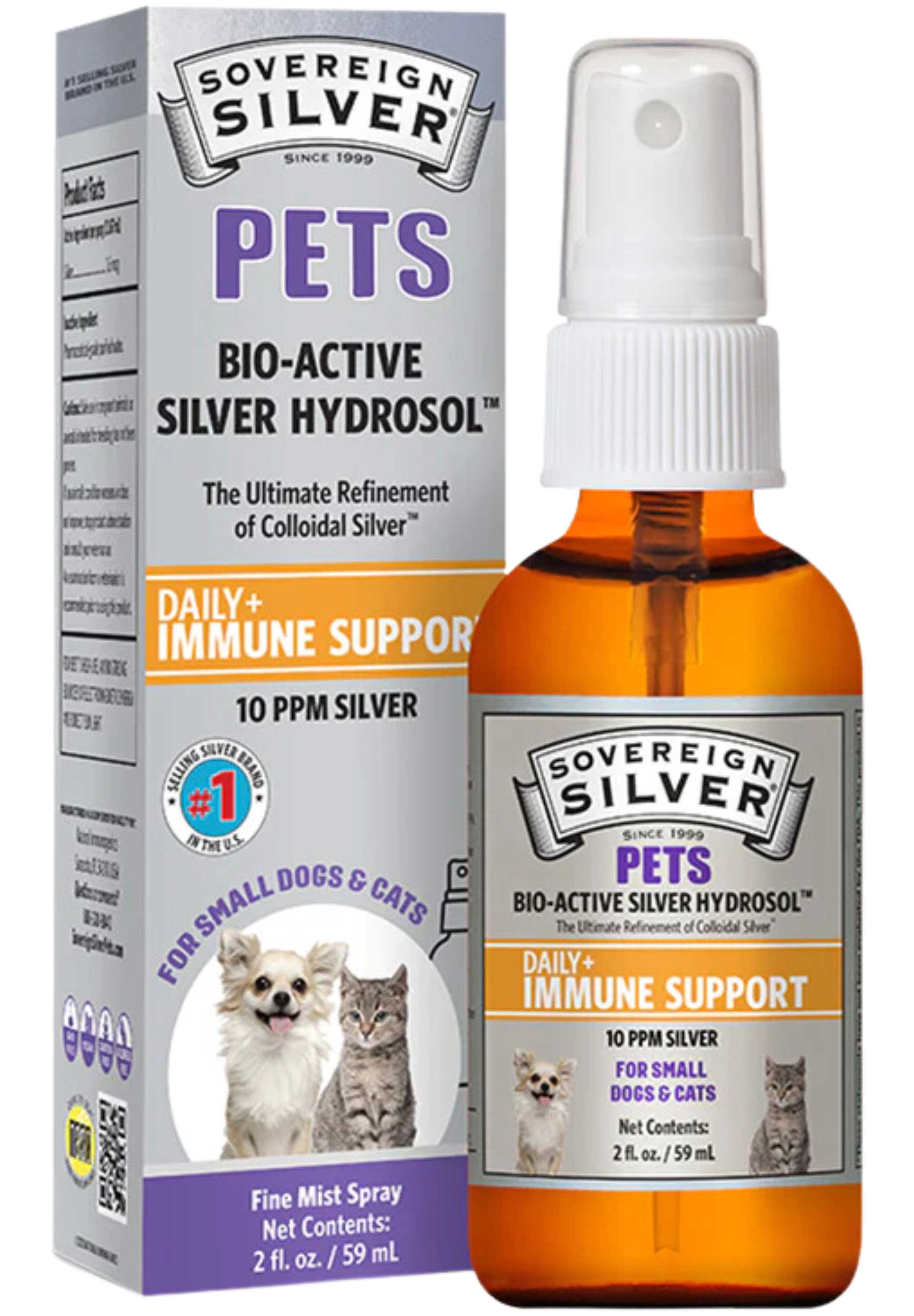 Sovereign Silver PETS Bio-Active Silver Hydrosol - Fine Mist Spray