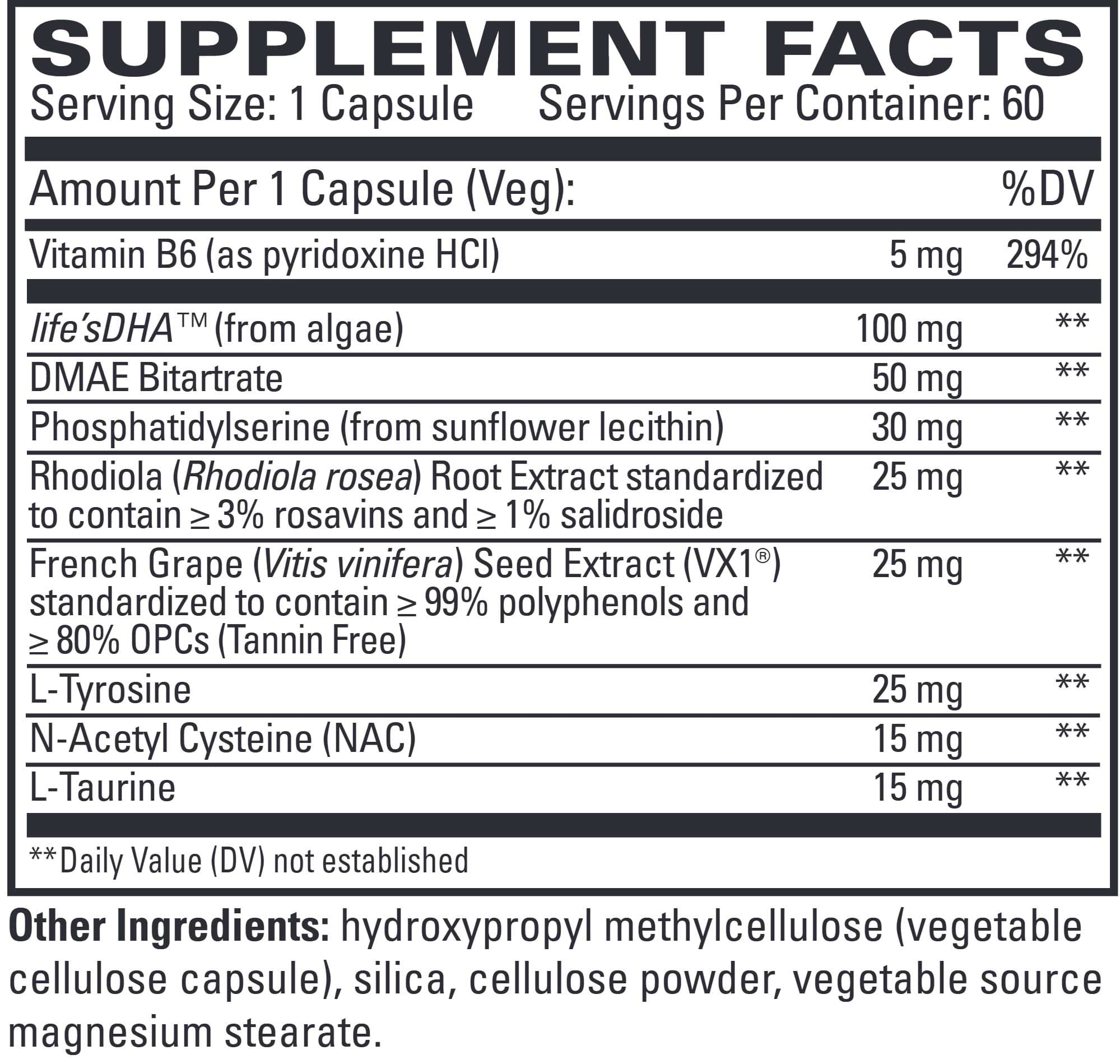 Terry Naturally Calm Kids Ingredients