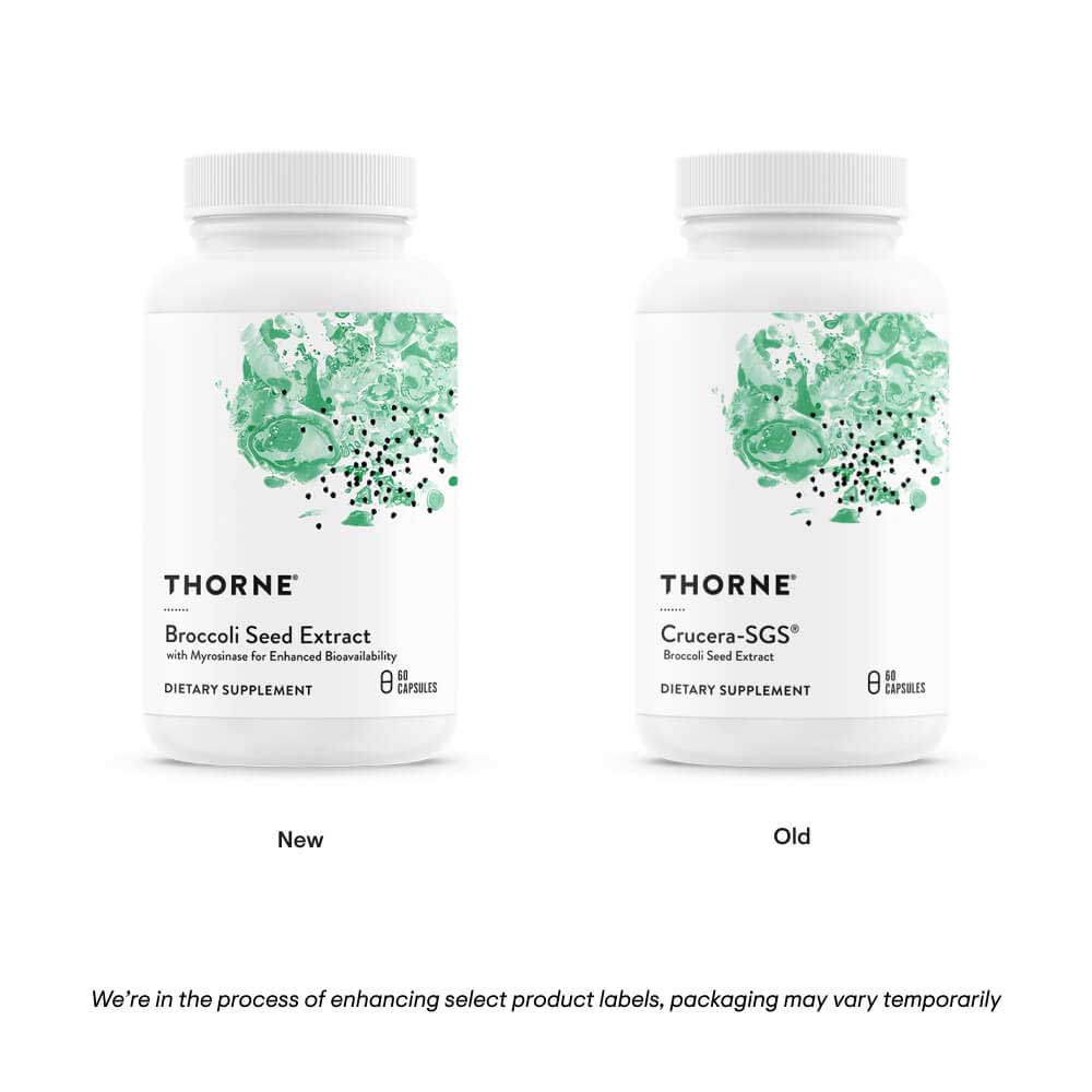Thorne Research Broccoli Seed Extract (Formerly Crucera-SGS) New Look