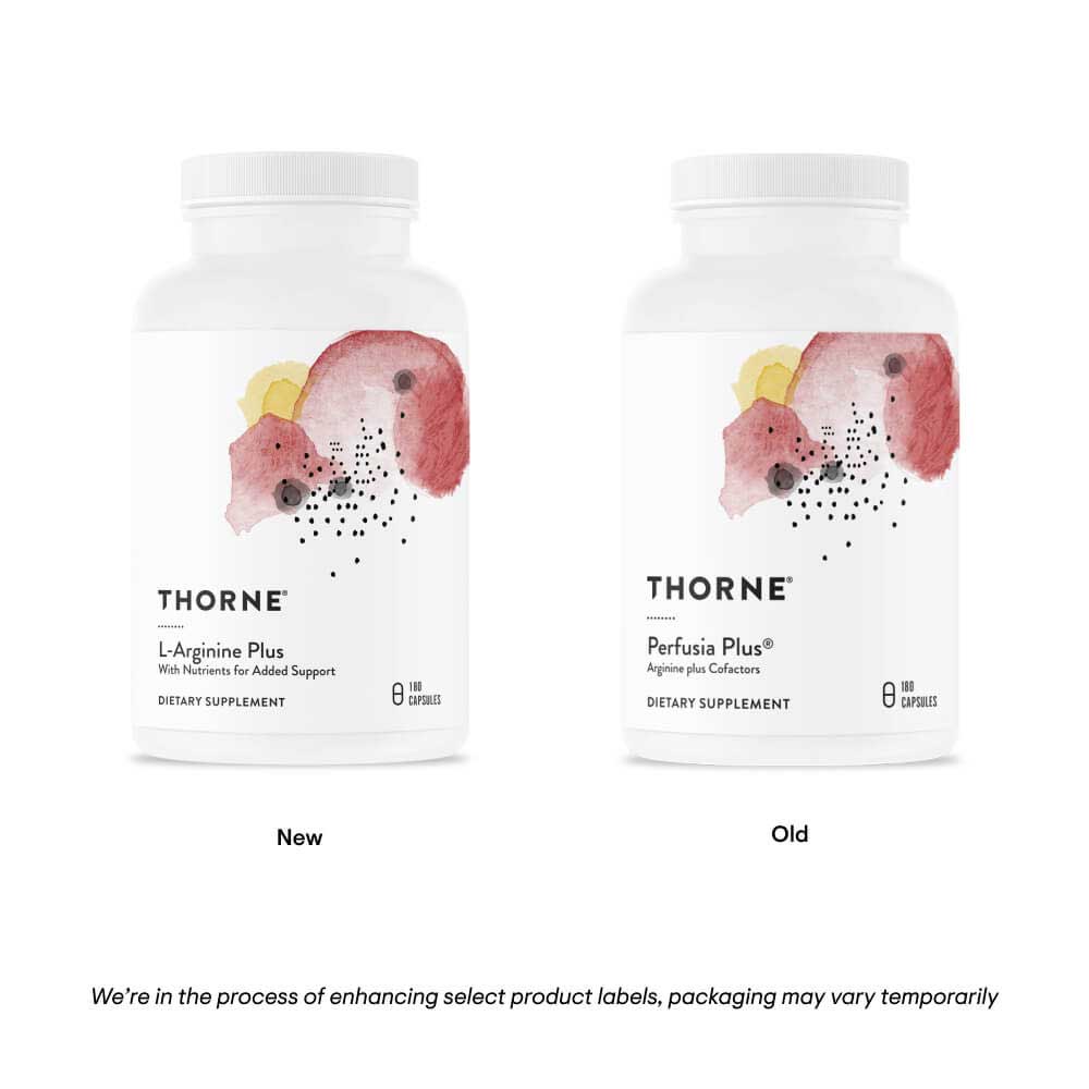 Thorne Research L-Arginine Plus (formerly Perfusia Plus) New Look