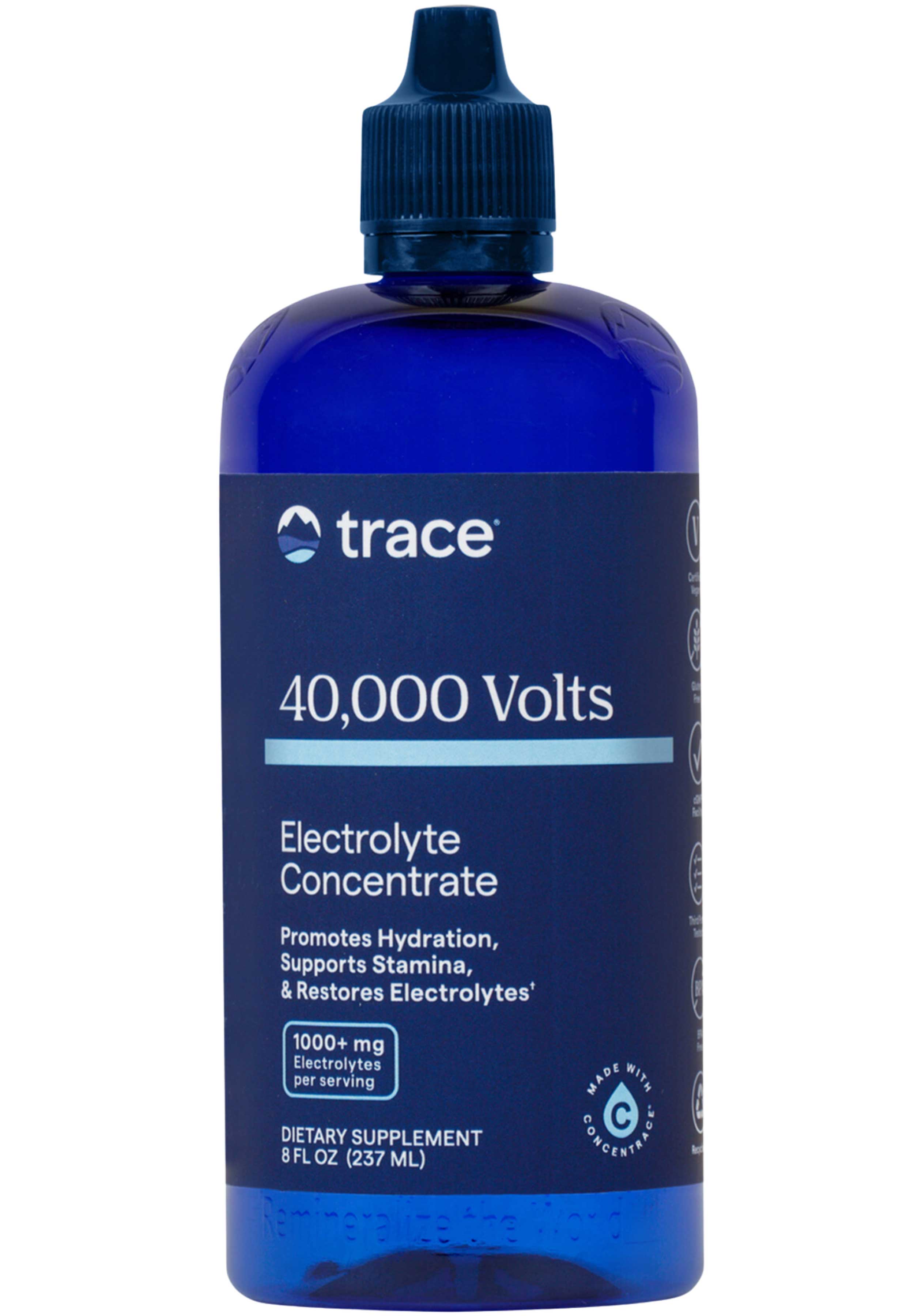 Trace Minerals Research 40,000 Volts Electrolyte Concentrate