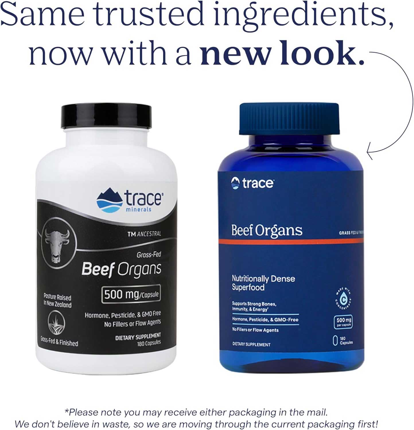 Trace Minerals Research Beef Organs Capsules New Look