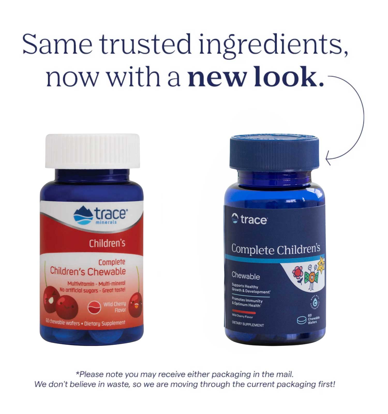 Trace Minerals Research Complete Children’s Chewable New Look