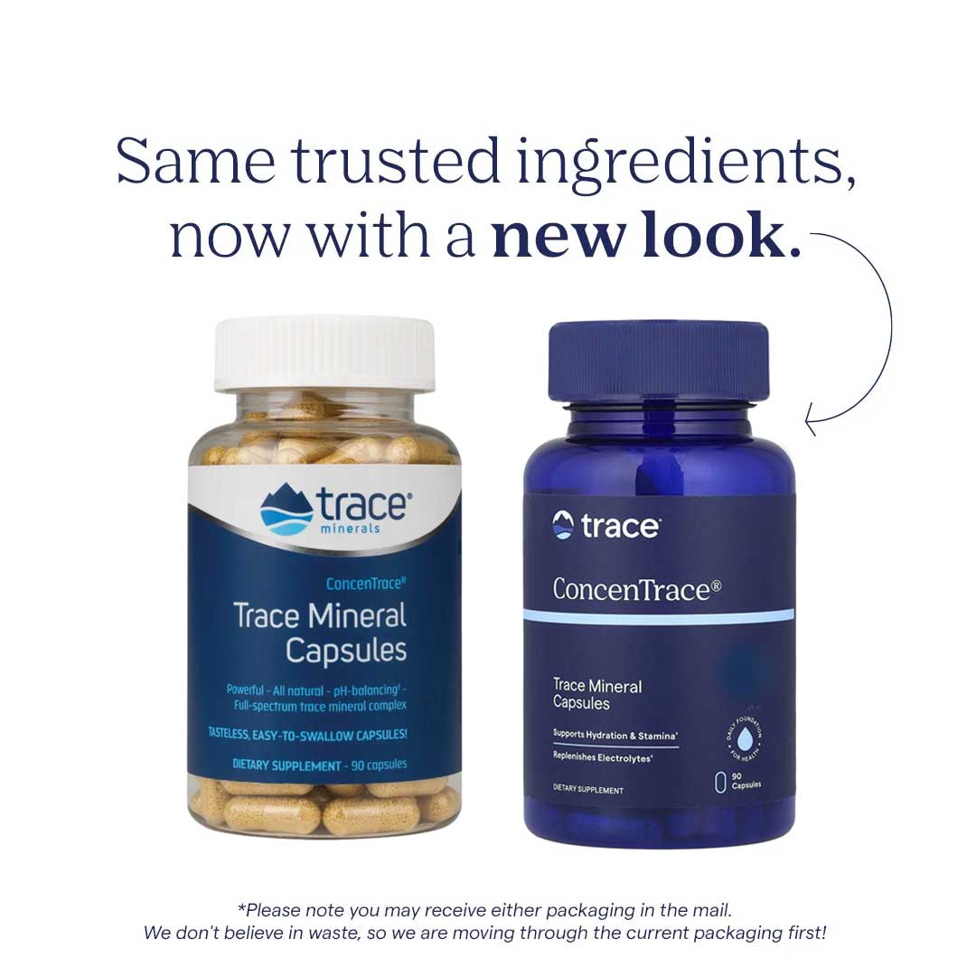 Trace Minerals Research ConcenTrace Trace Mineral Capsules New Look