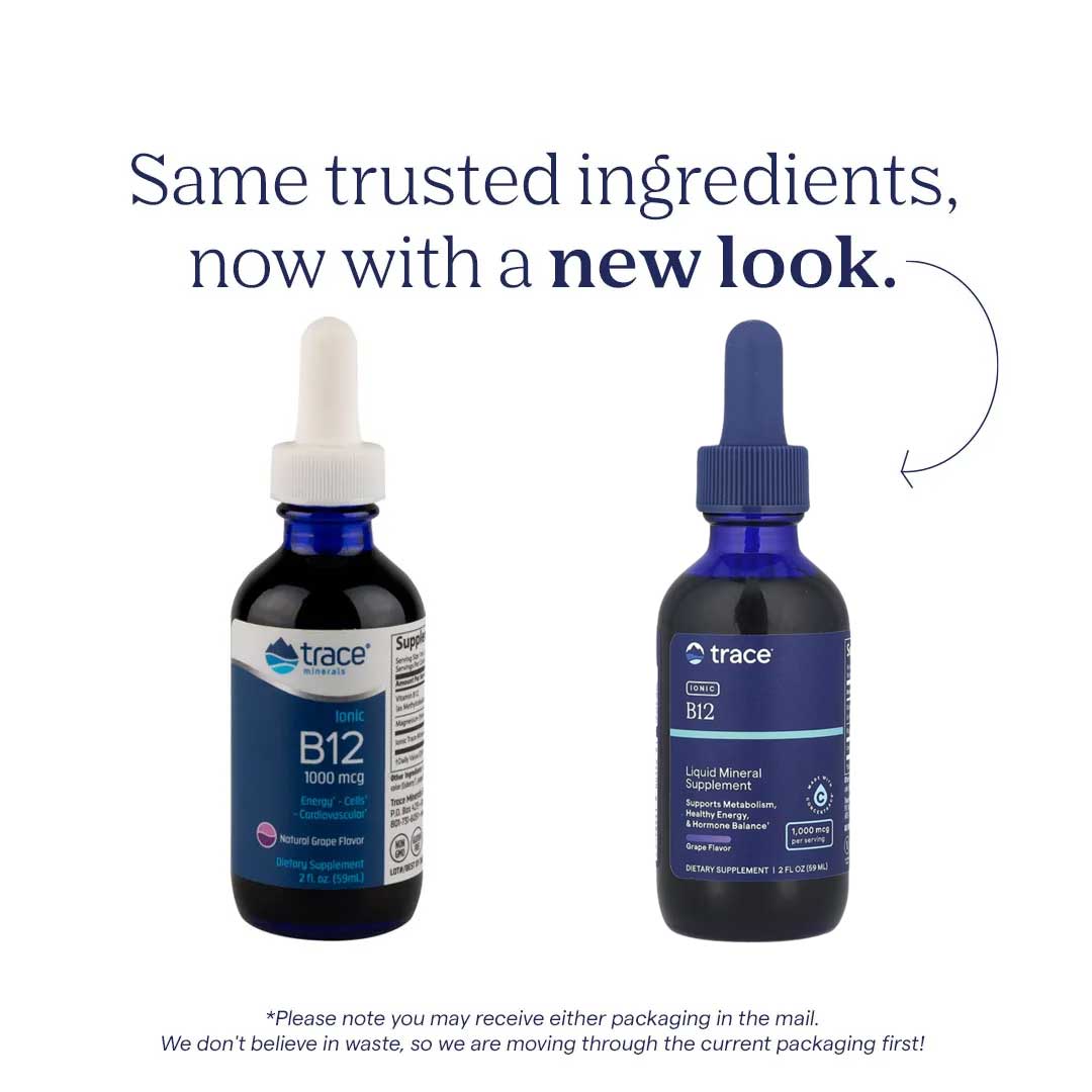 Trace Minerals Research Ionic B12 New Look