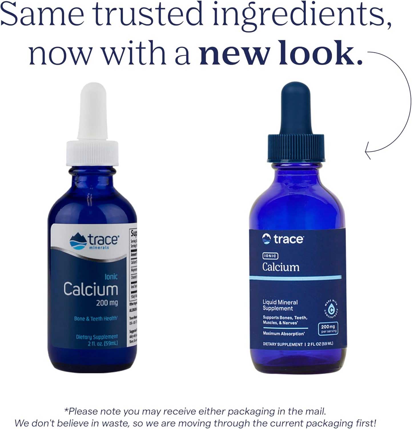 Trace Minerals Research Ionic Calcium New Look