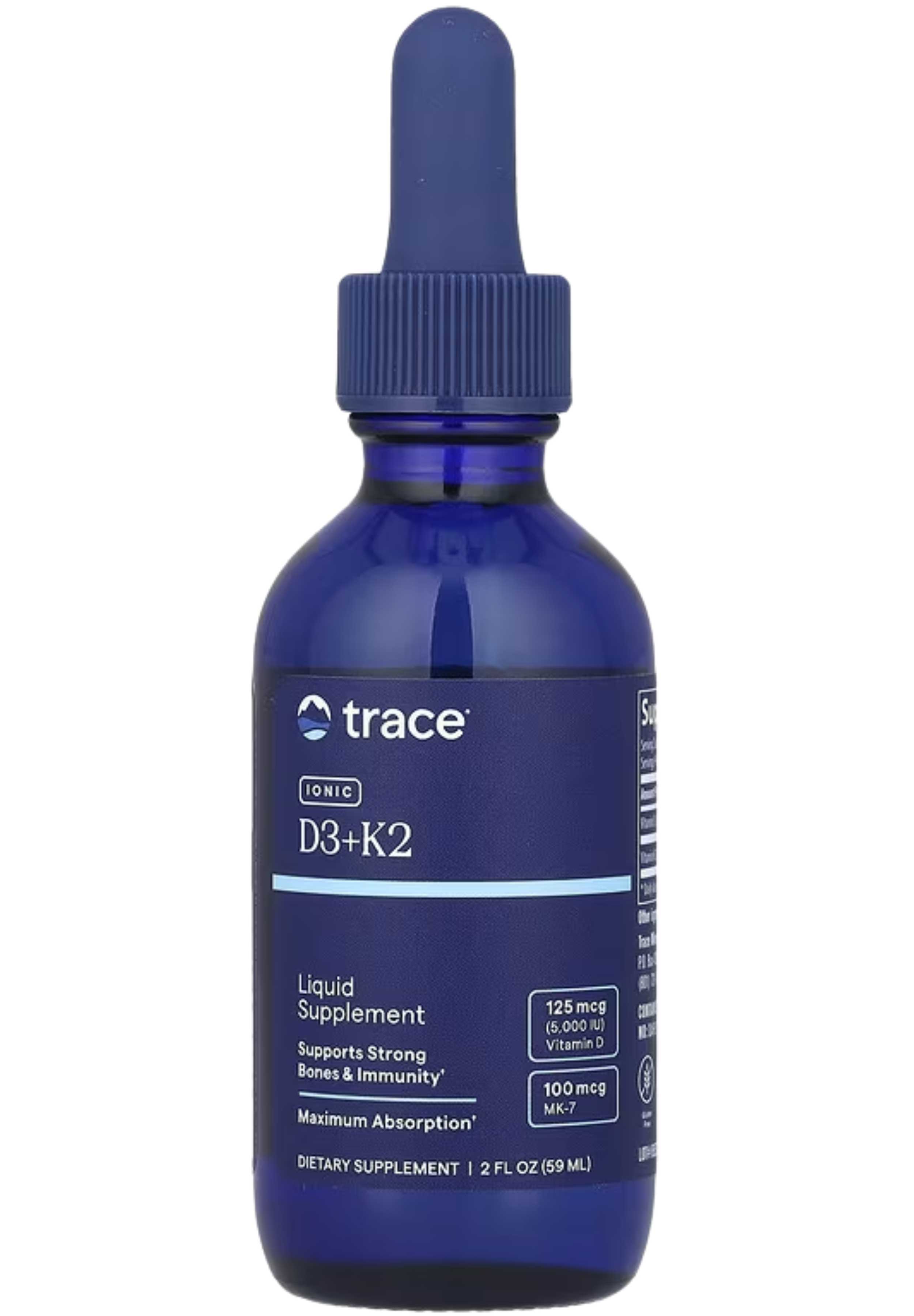 Trace Minerals Research Ionic D3 + K2