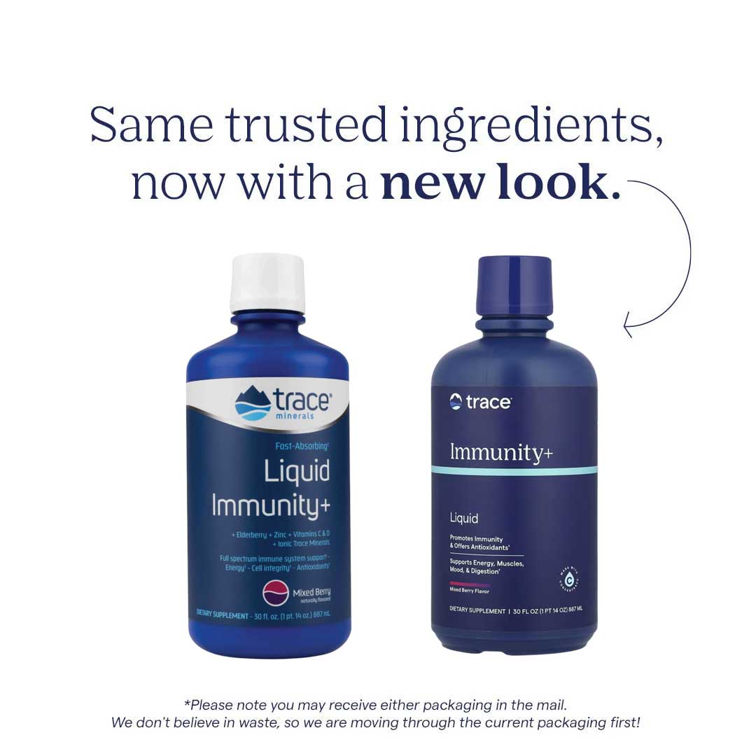 Trace Minerals Research Liquid Immunity+ New Look