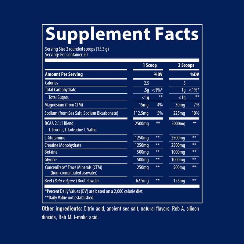 Trace Minerals Research Post-Workout Recovery Powder (Formerly Clean Post-Workout) Ingredients