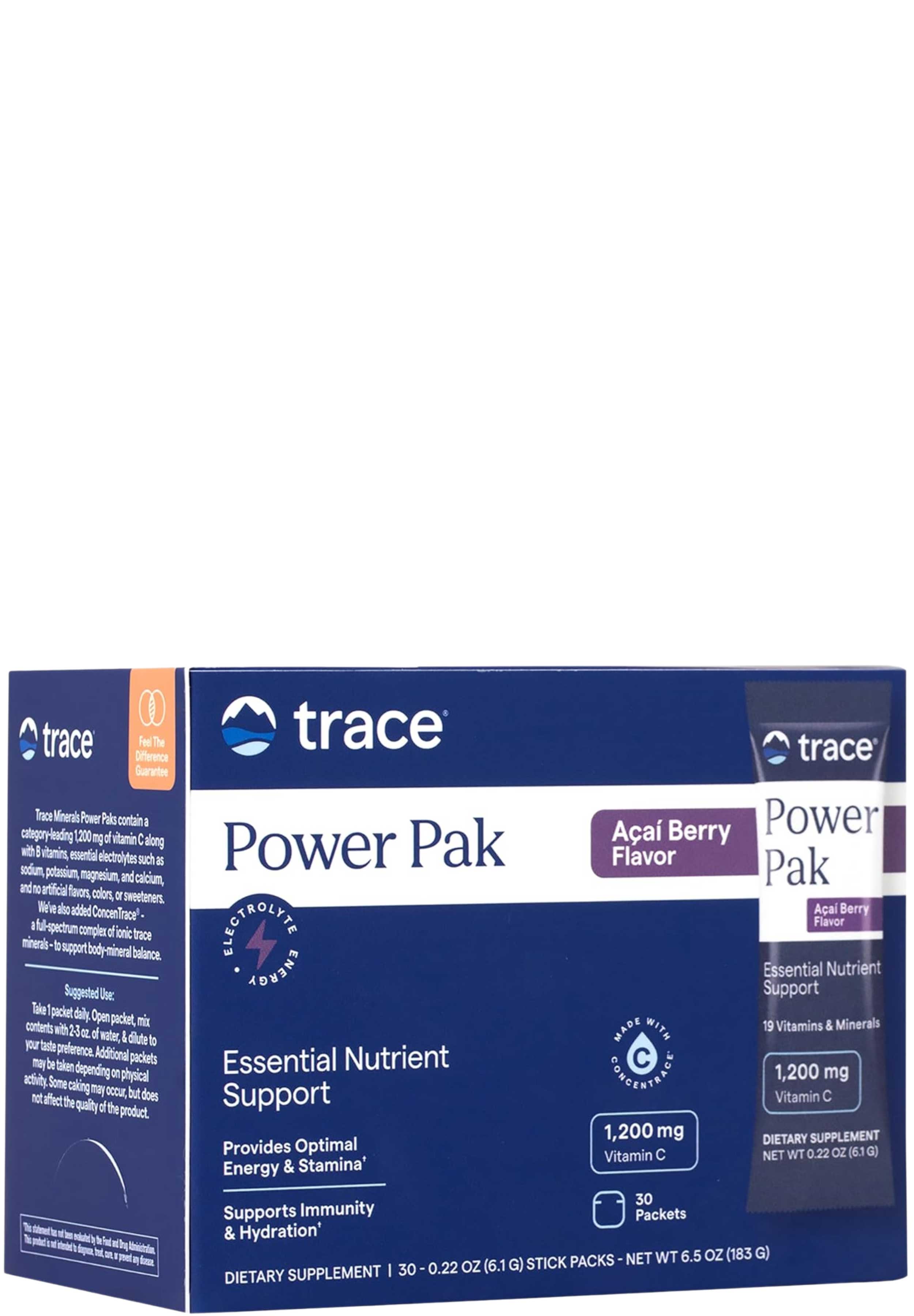 Trace Minerals Research Power Pak Acai Berry
