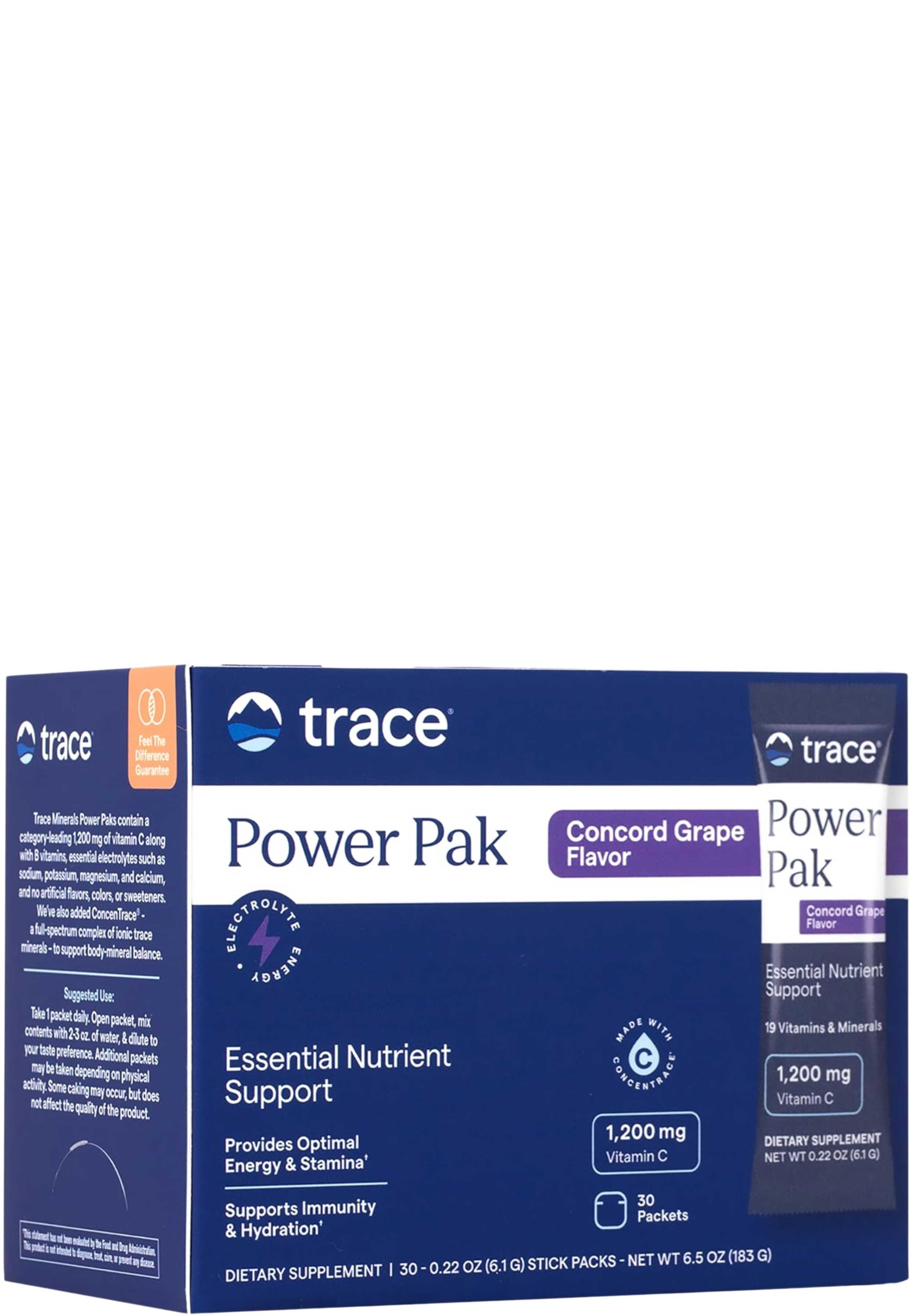 Trace Minerals Research Power Pak Concord Grape