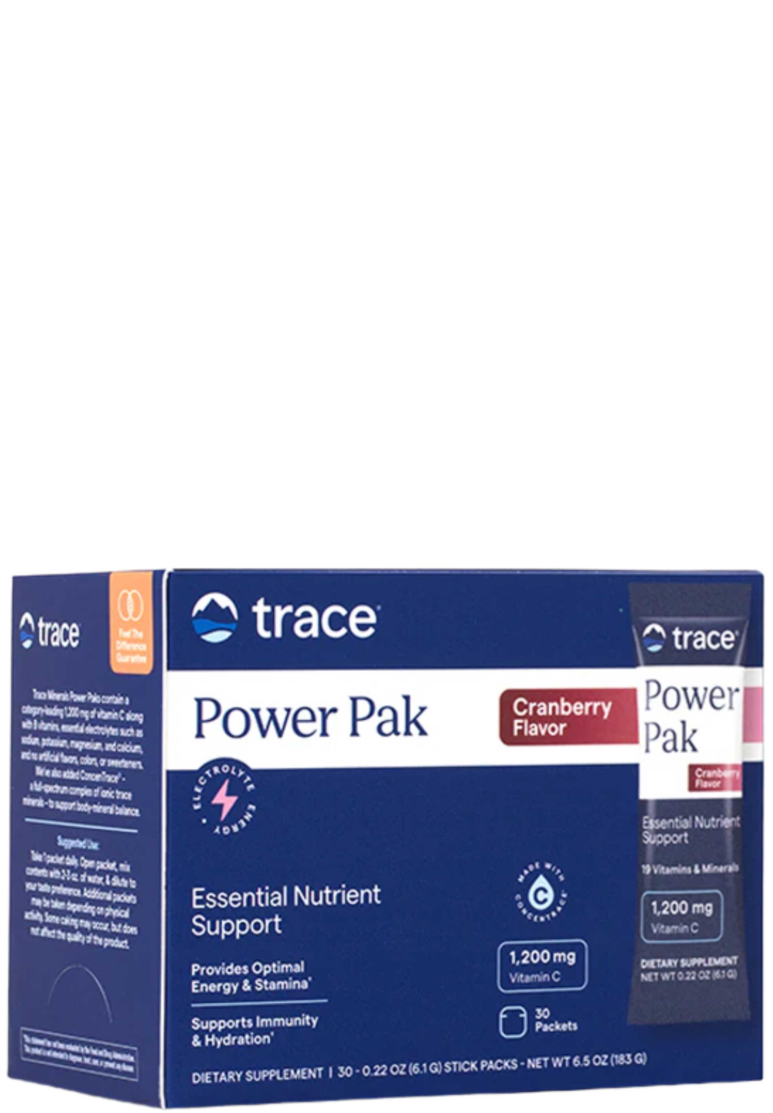 Trace Minerals Research Power Pak Cranberry