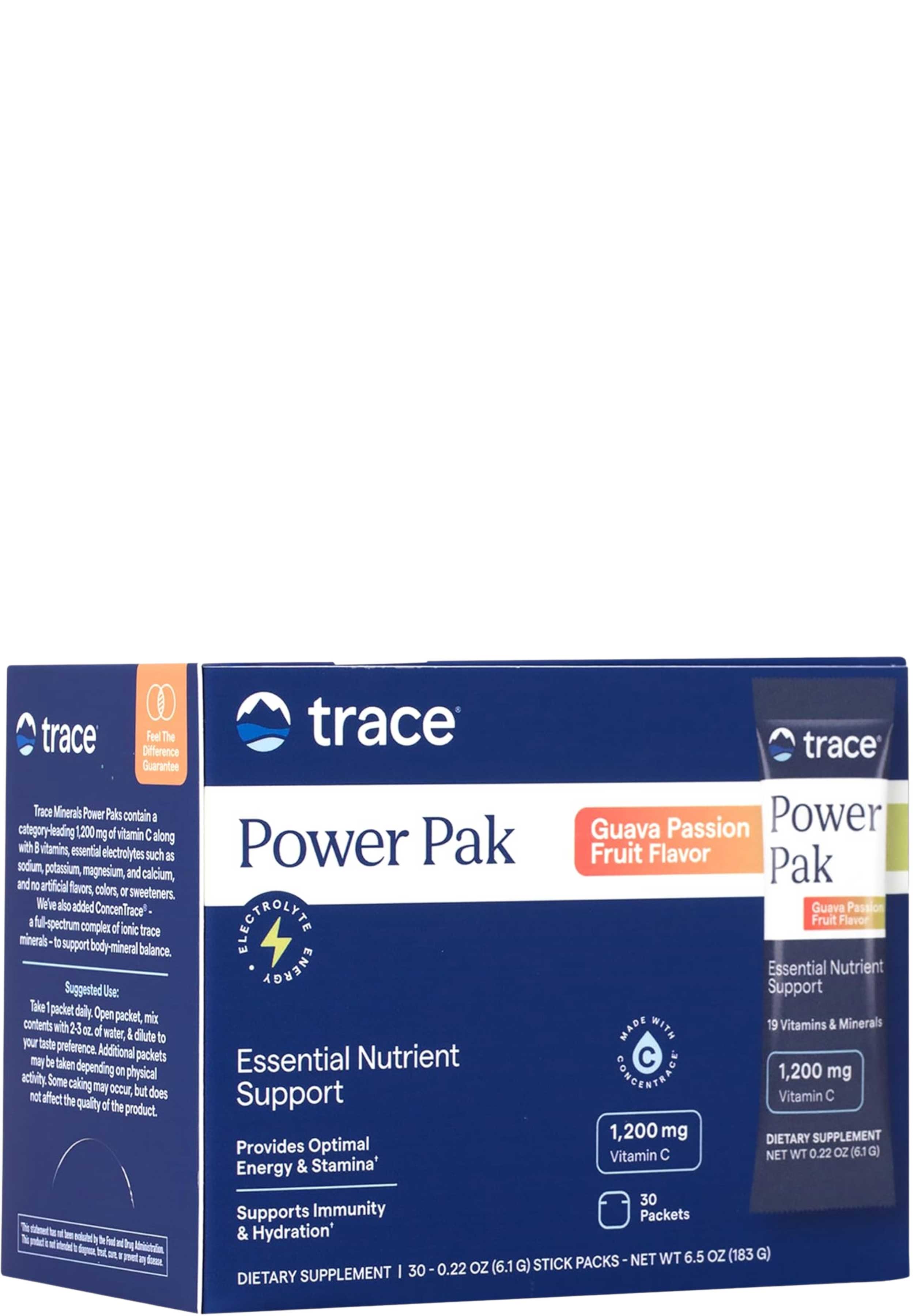 Trace Minerals Research Power Pak Guava Passion Fruit