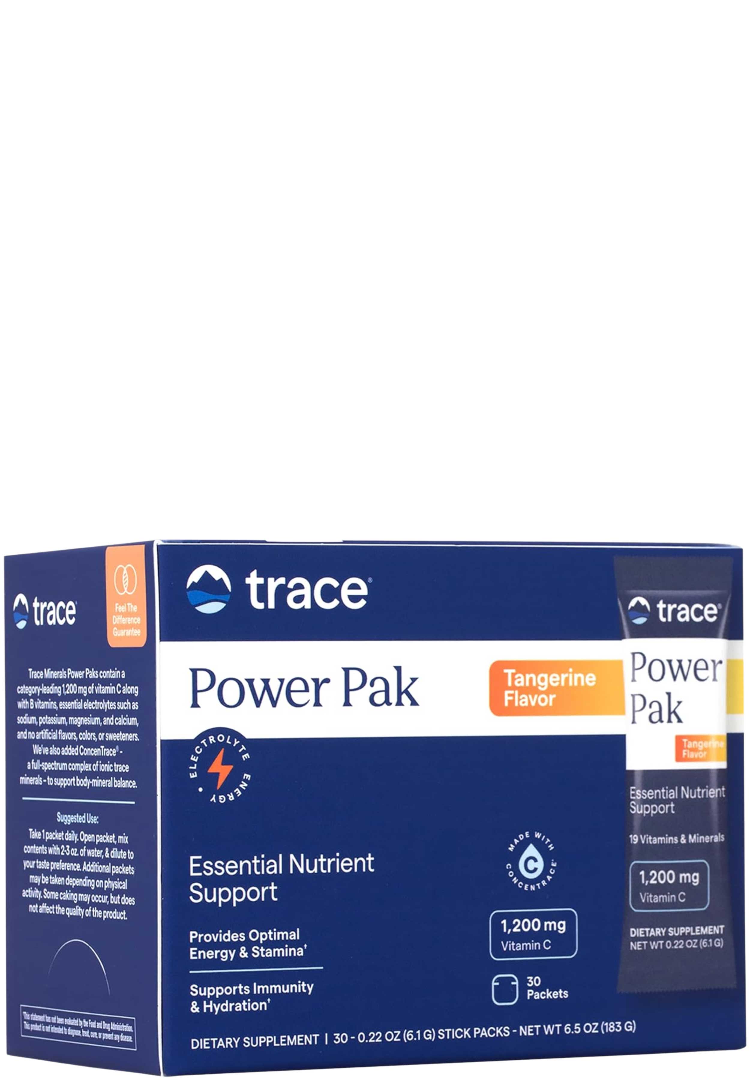 Trace Minerals Research Power Pak Tangerine