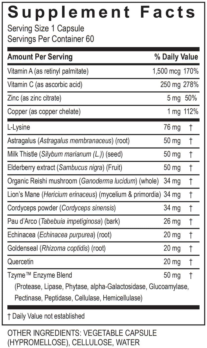 Transformation Enzyme Immune AV Ingredients