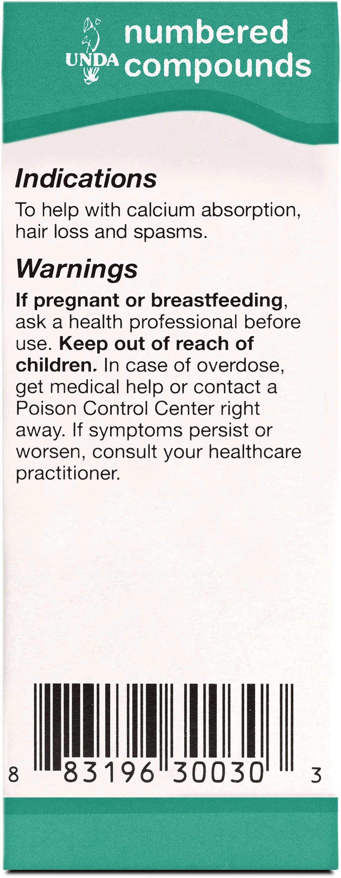 UNDA #1000 Ingredients