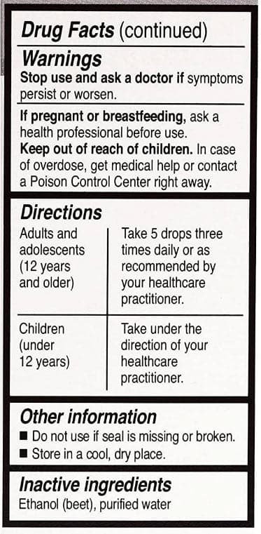 UNDA #20 Ingredients