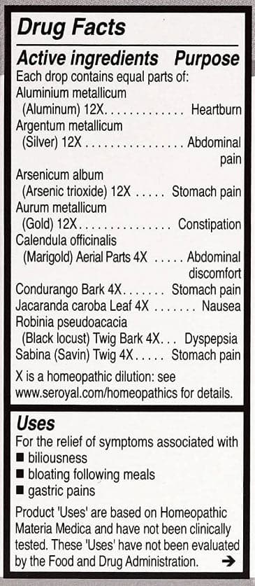 UNDA #20 Ingredients