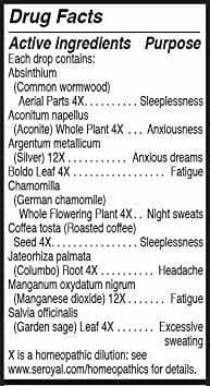 UNDA #22 Ingredients