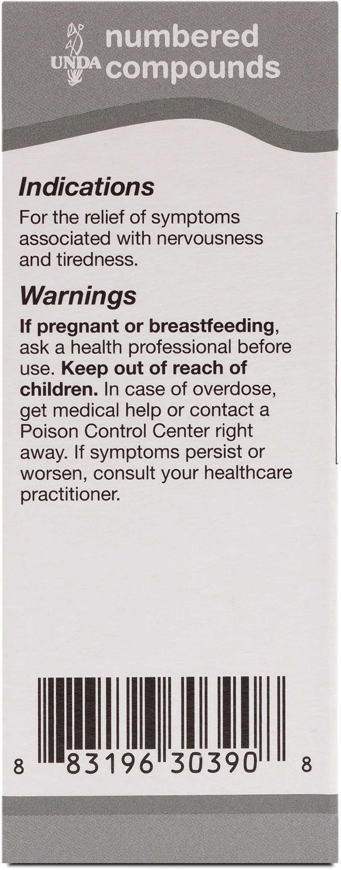 UNDA #273 Ingredients