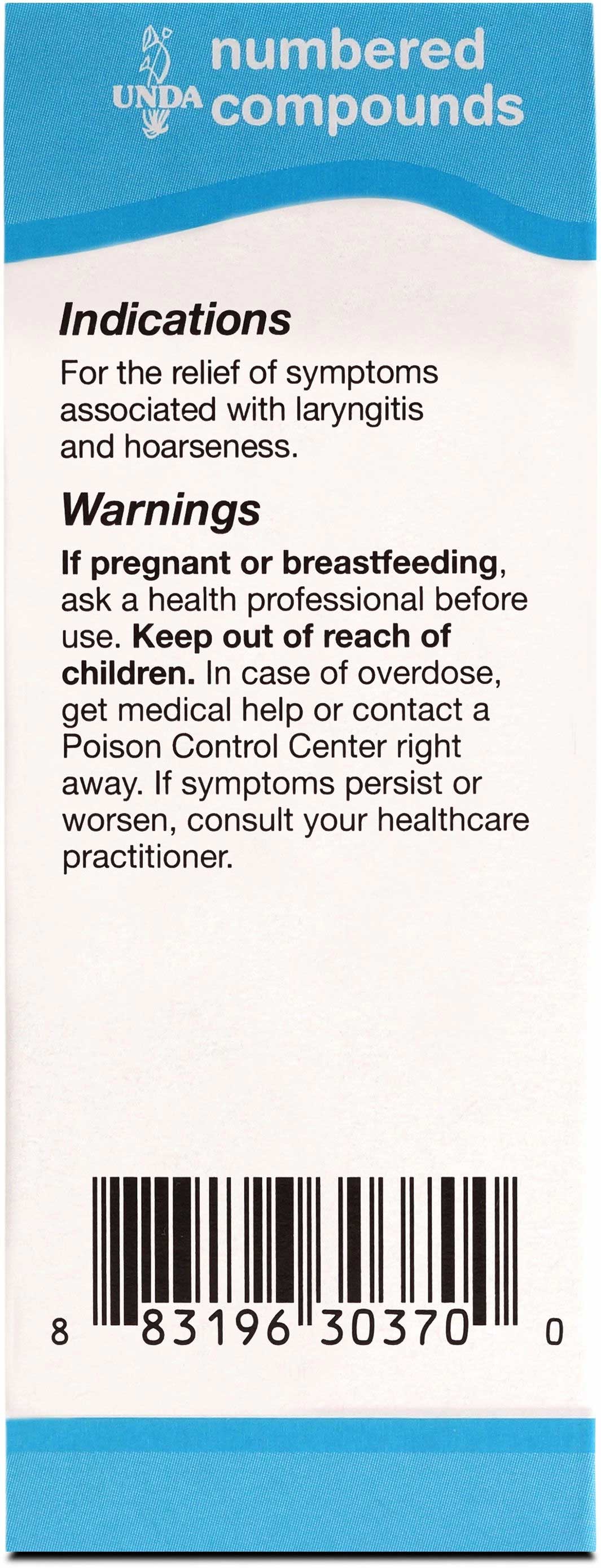 UNDA #27 Ingredients