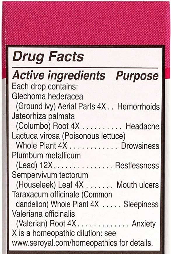 UNDA #30 Ingredients